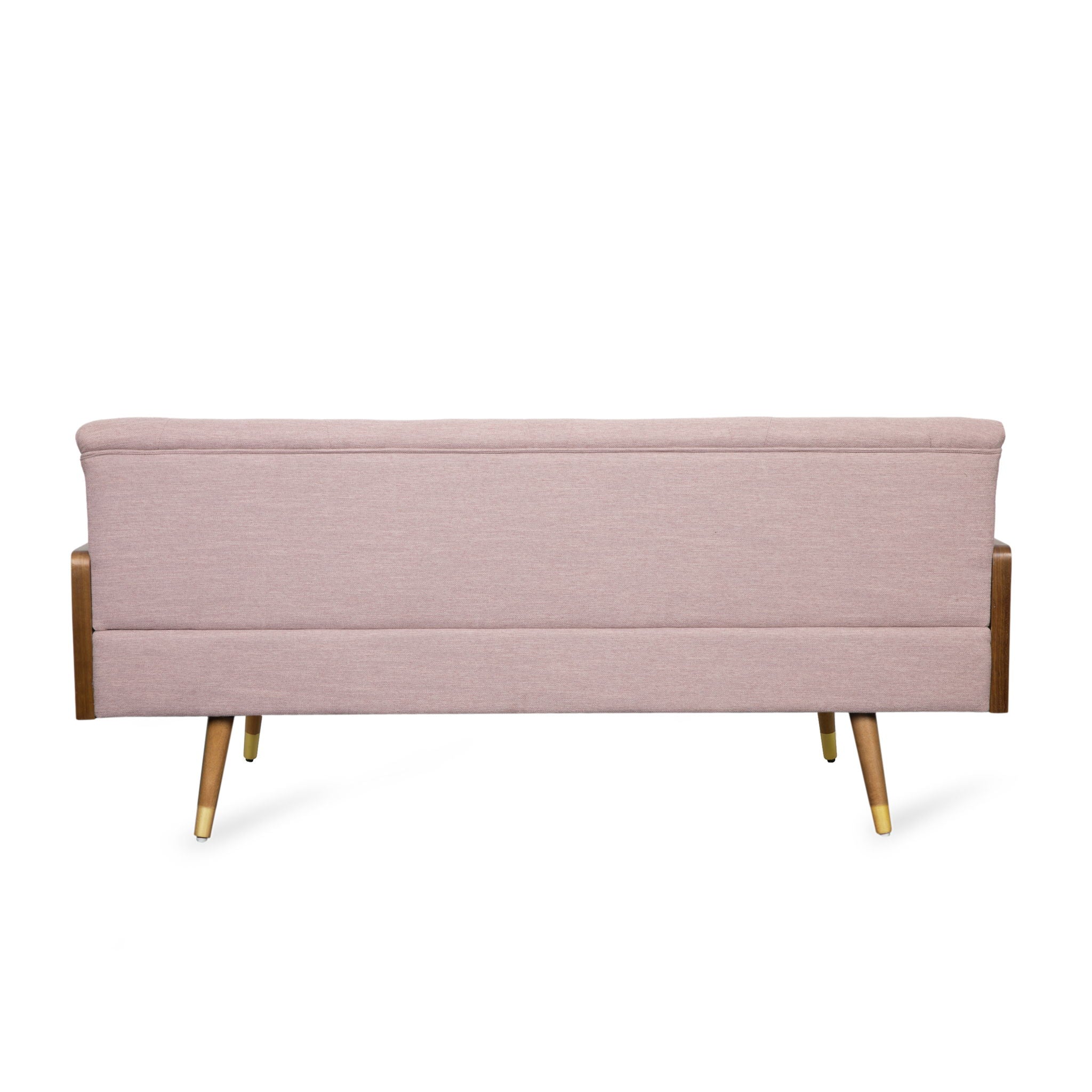 Aidan - Mid Century Modern Tufted Fabric Sofa