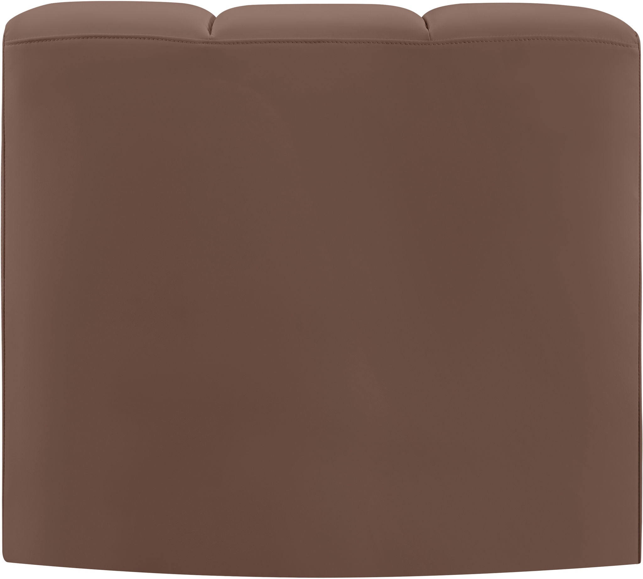 Arc - Faux Leather Curved Corner Chair