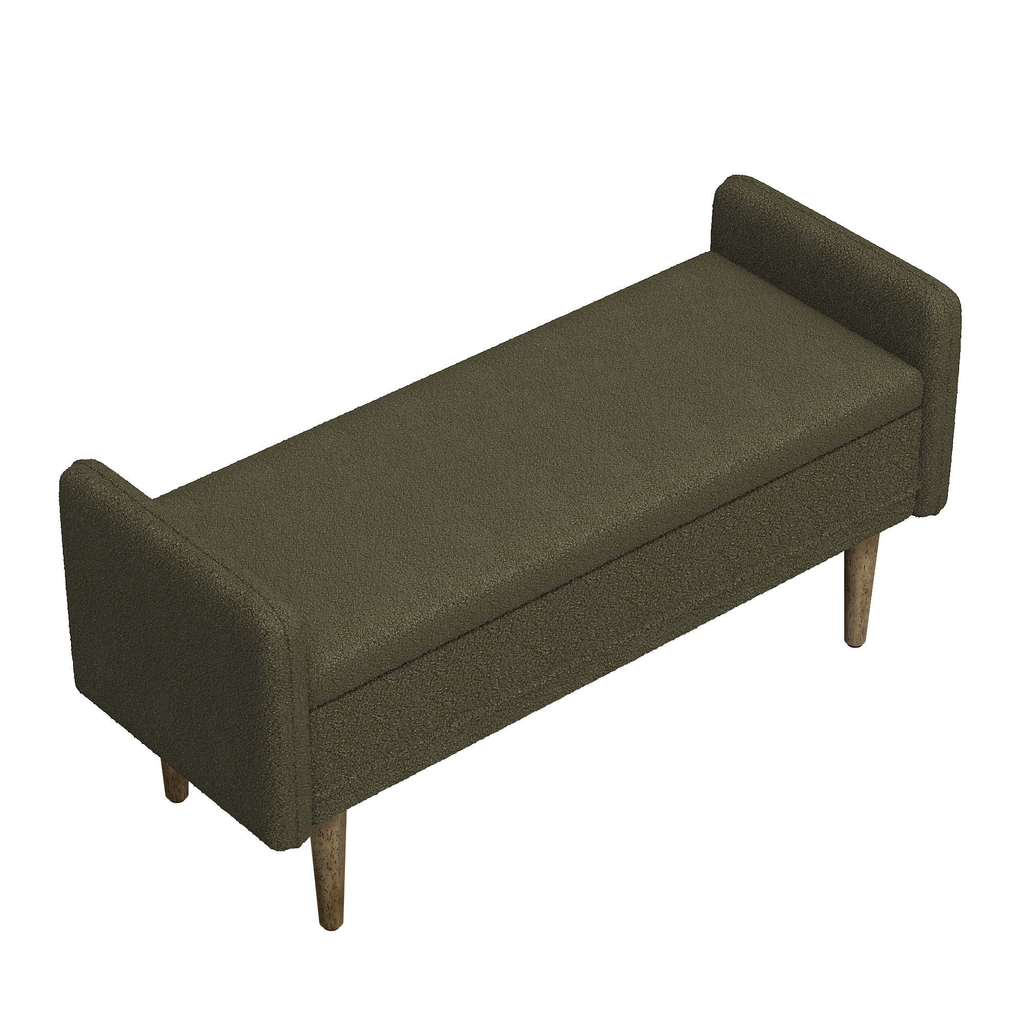 Teddy Velvet Storage Stool With Storage Space For Apartments