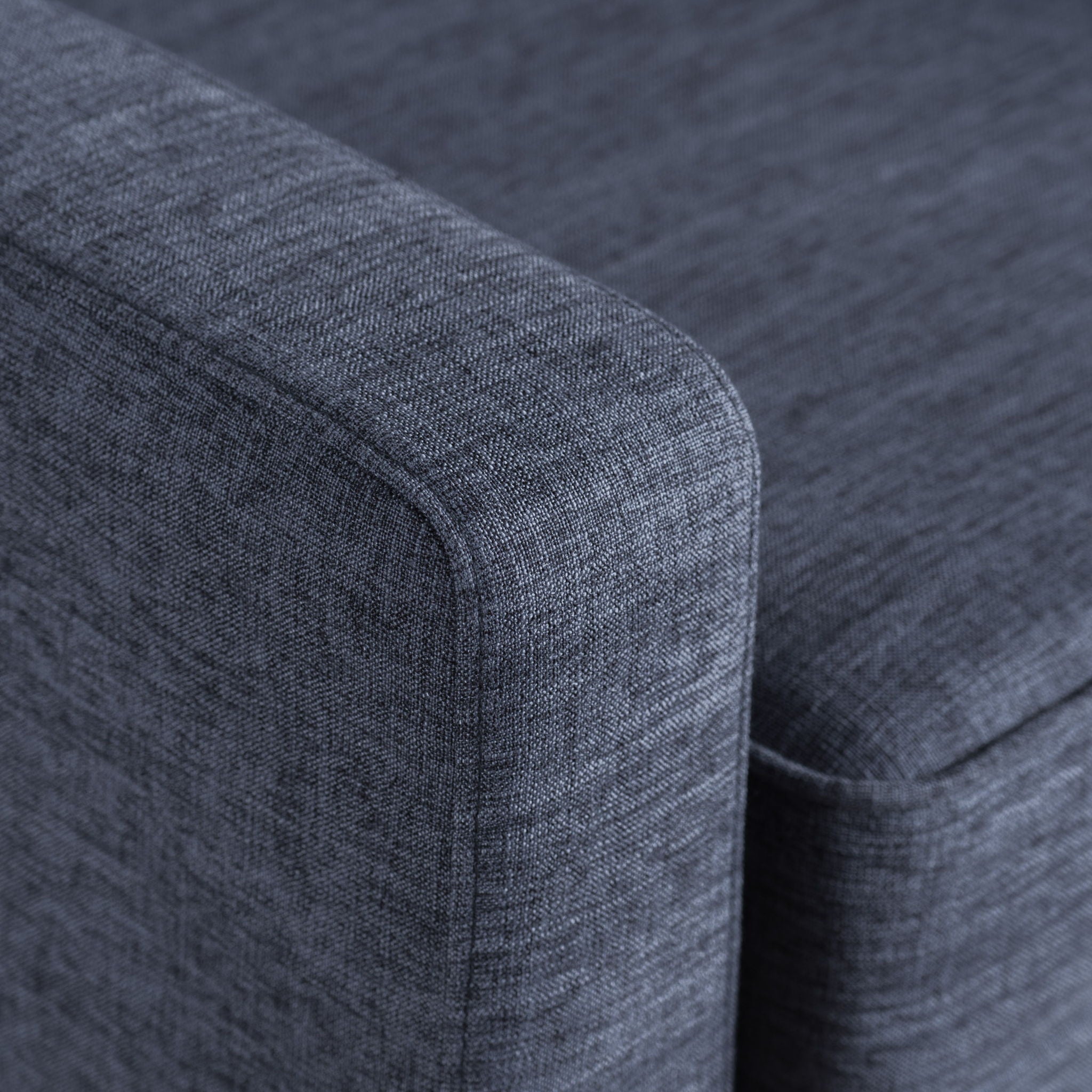 Nebulize - Upholstered Fabric Club Chair With Button Tufted And Square Off Arm And Back