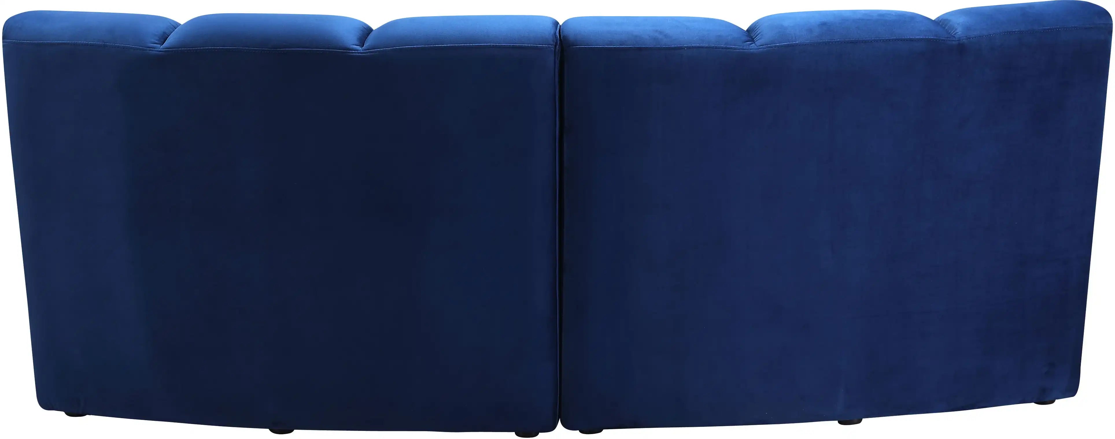 Infinity - 2 Piece Velvet Modular Sectional
