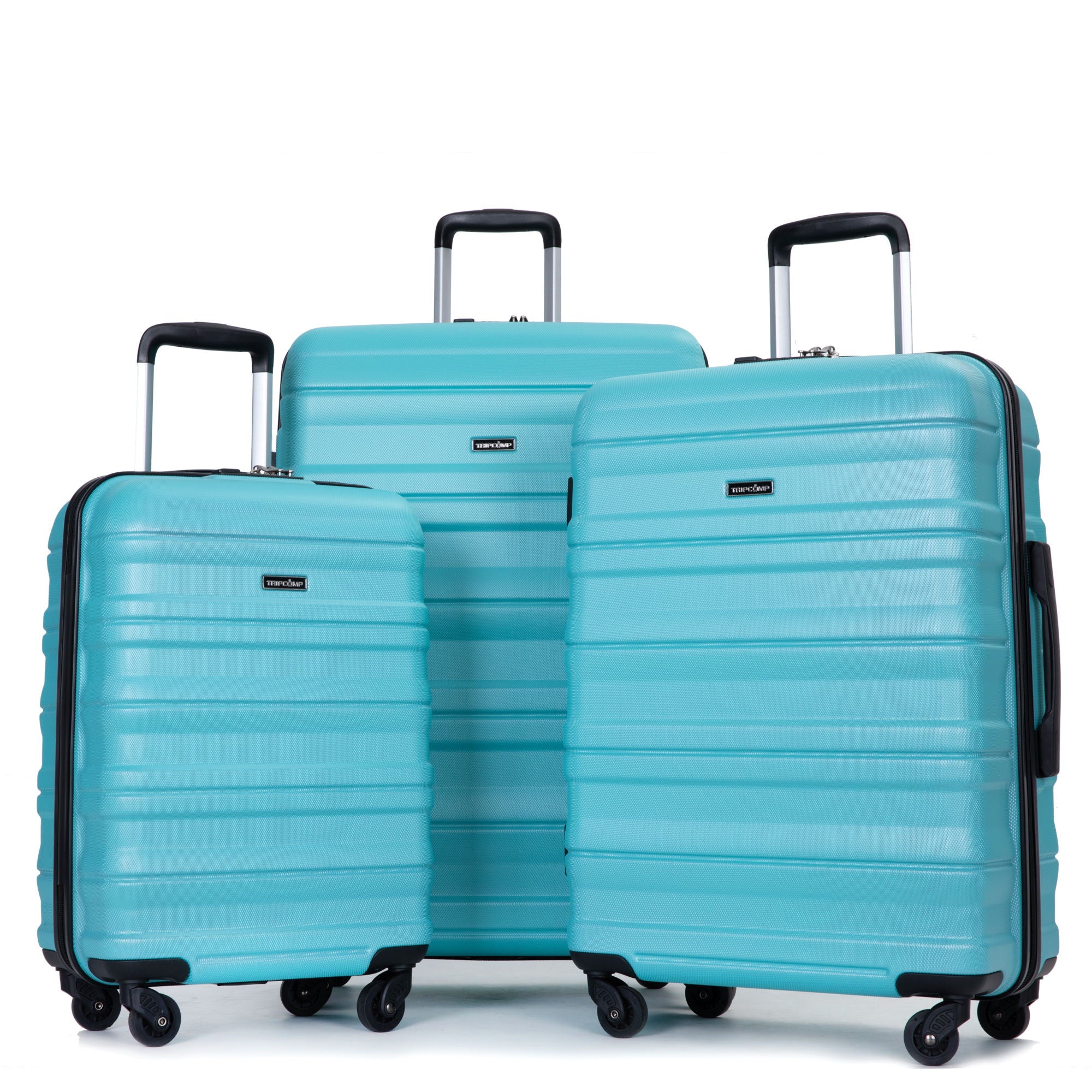 Expandable 3 Piece Luggage Sets Lightweight & Durable Suitcase, Spinner Wheels, Tsa Lock