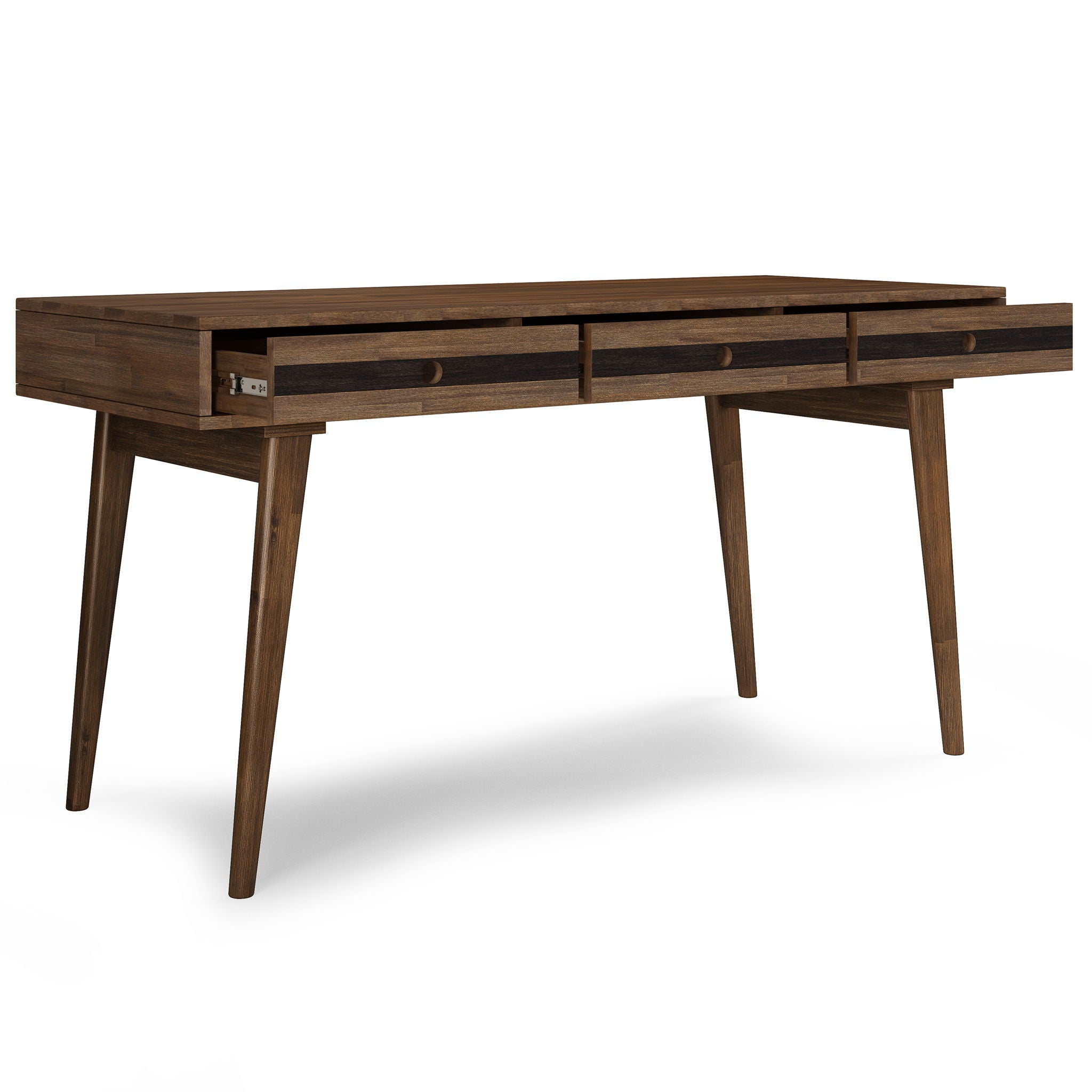 Clarkson - Desk - Rustic Natural Aged Brown - Best Buy Furniture