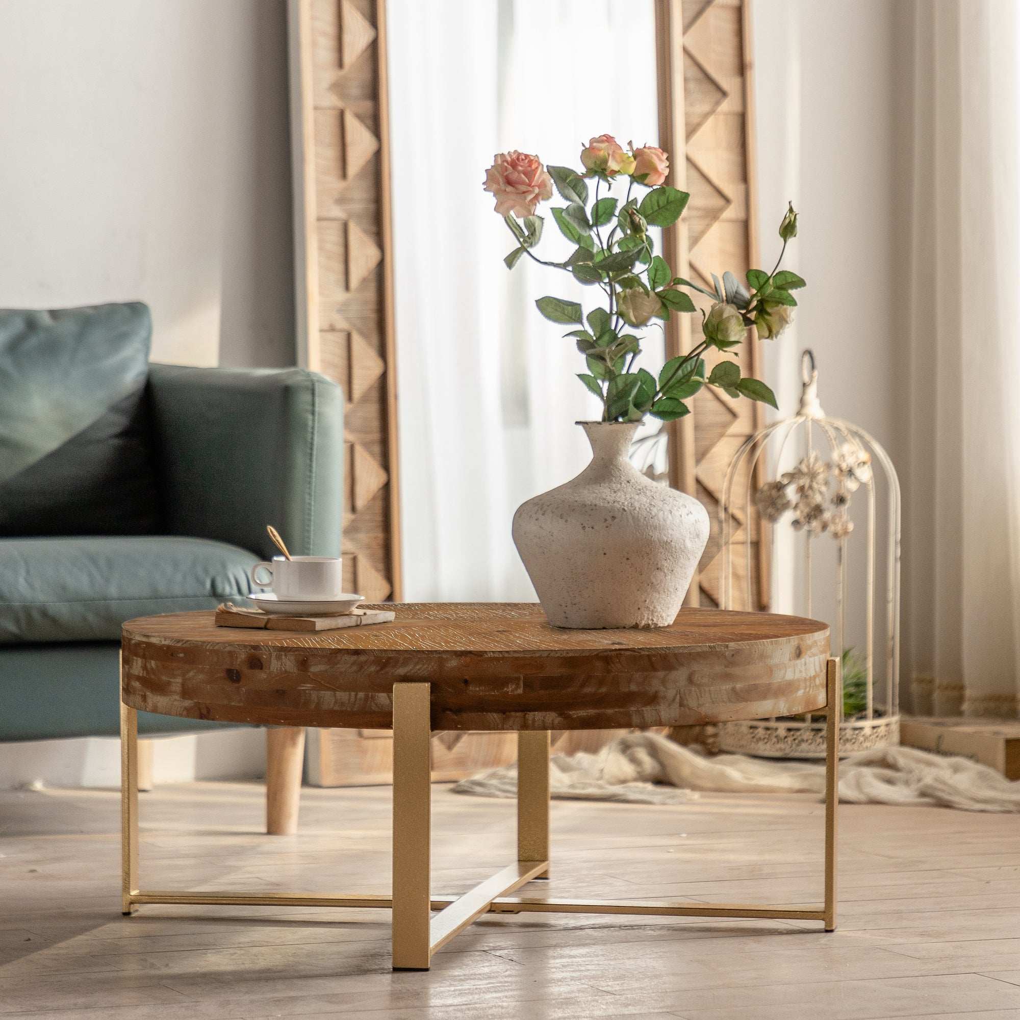 Elina Modern Round Coffee Table