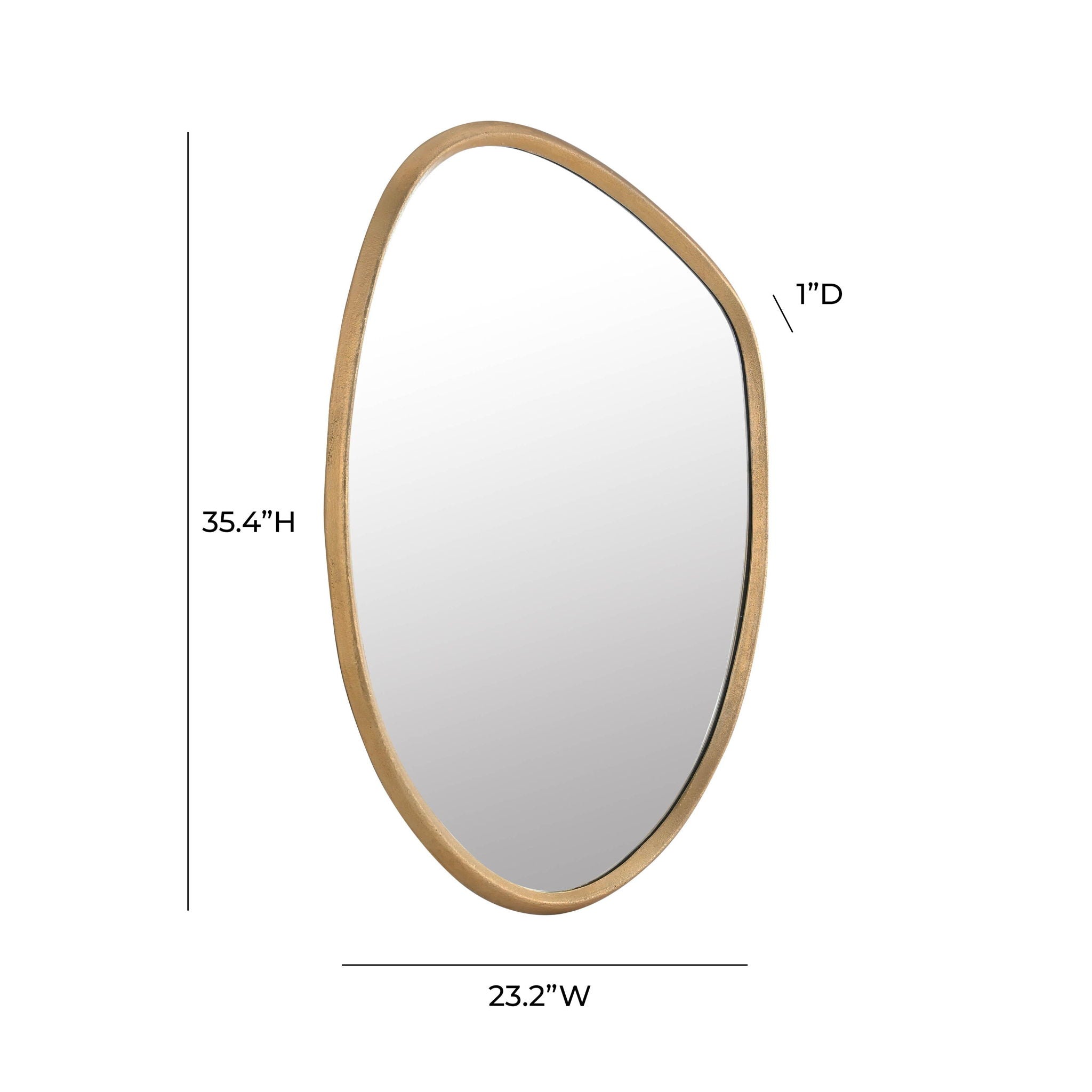 Mika - Wall Mirror - Gold