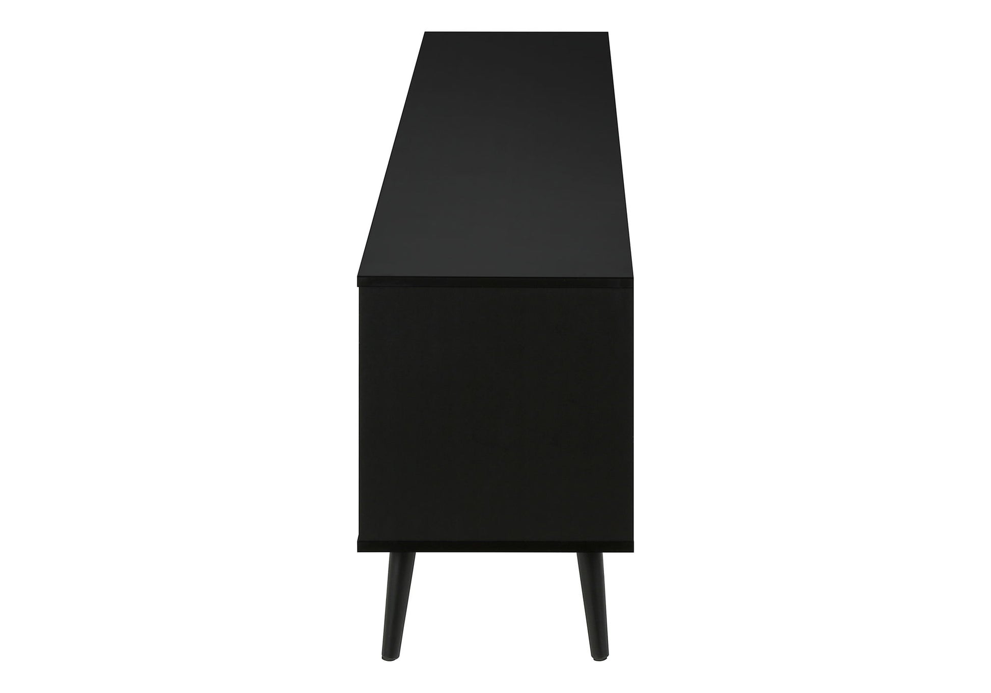 TV Stand, Console, Media Entertainment Center, Storage Cabinet, Modern Design - Black - Best Buy Furniture
