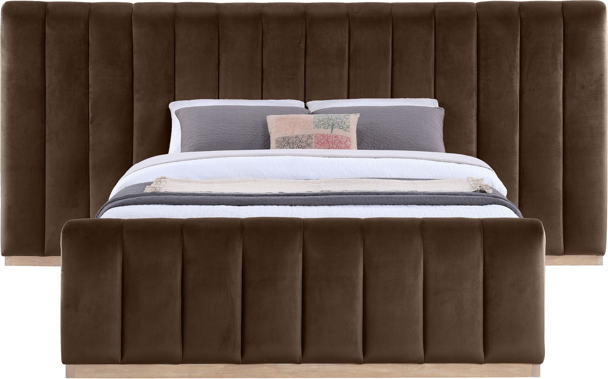 Amara - Velvet Upholstered Bed