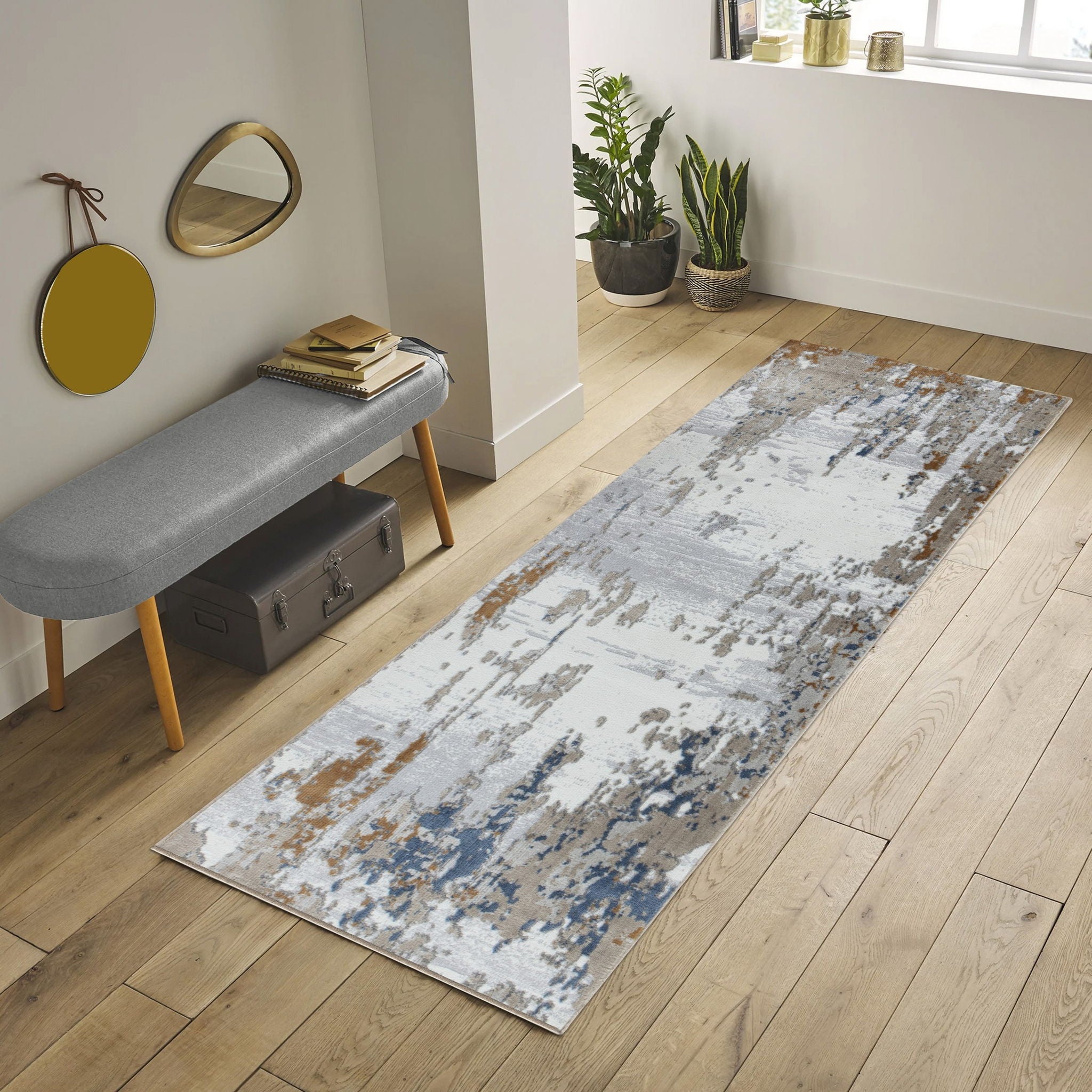 Textures - 5'3" X 7' Area Rug - Multi, Polypropylene