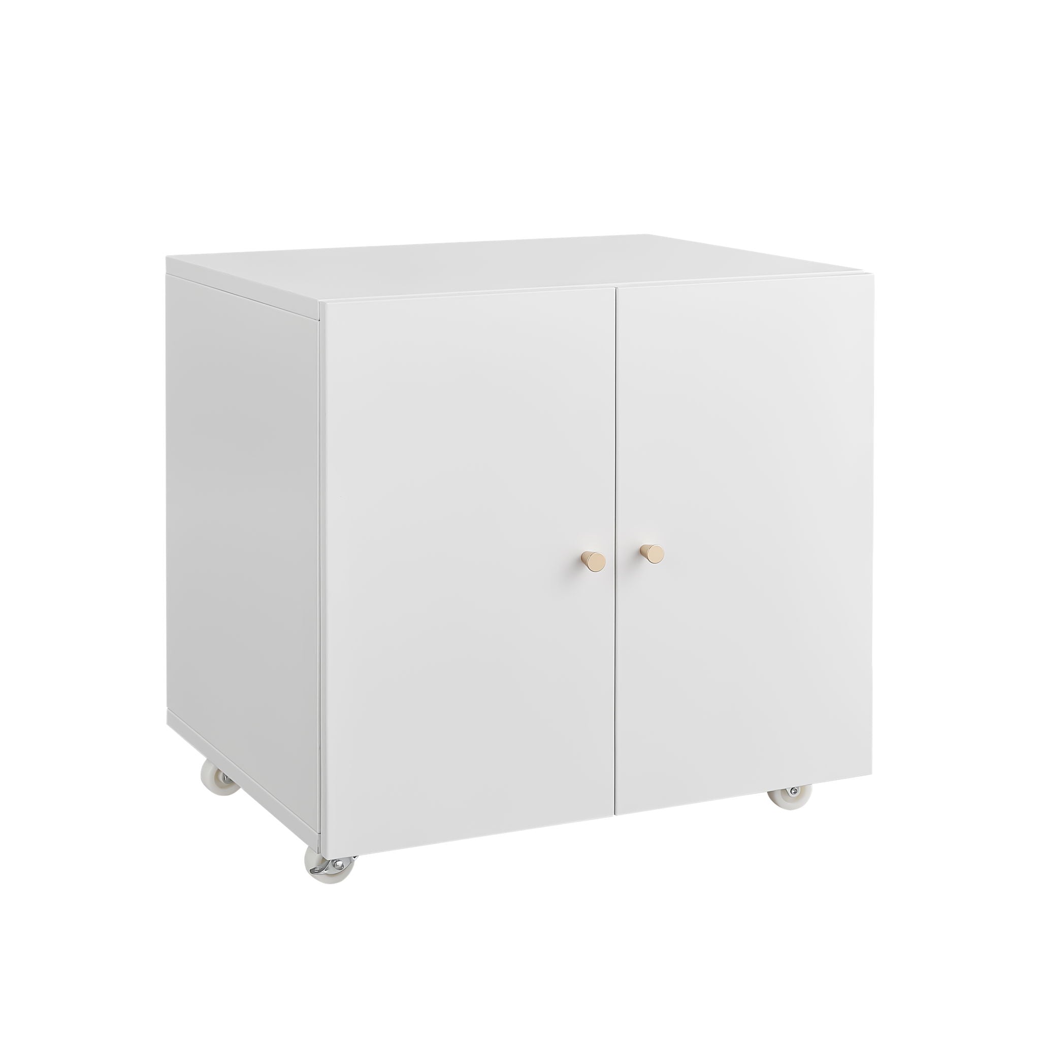 Office Furniture Copier Cabinet 2 Door Steel Copier Stand Mobile Pedestal File Printer Stand - Best Buy Furniture