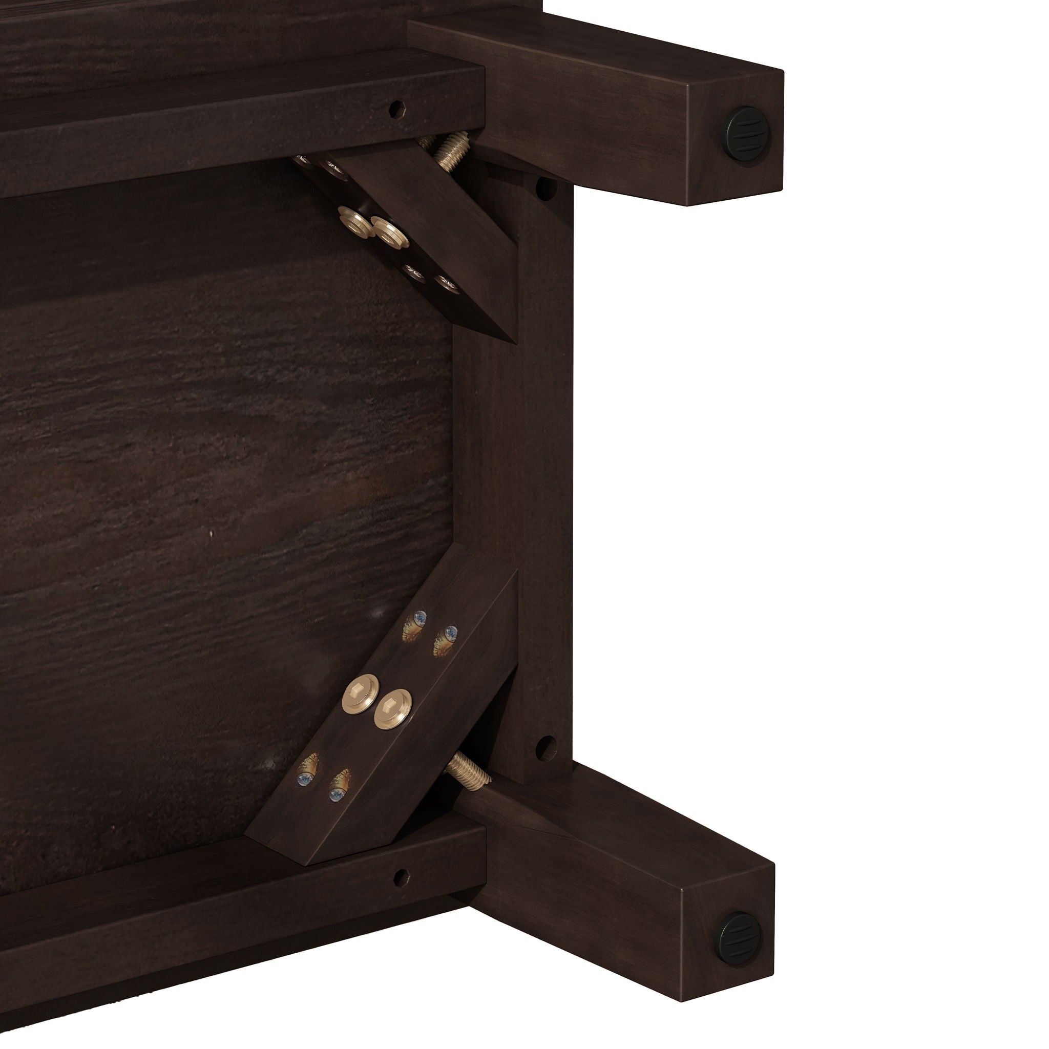 Media Console With 4 Drawers And Cable Management