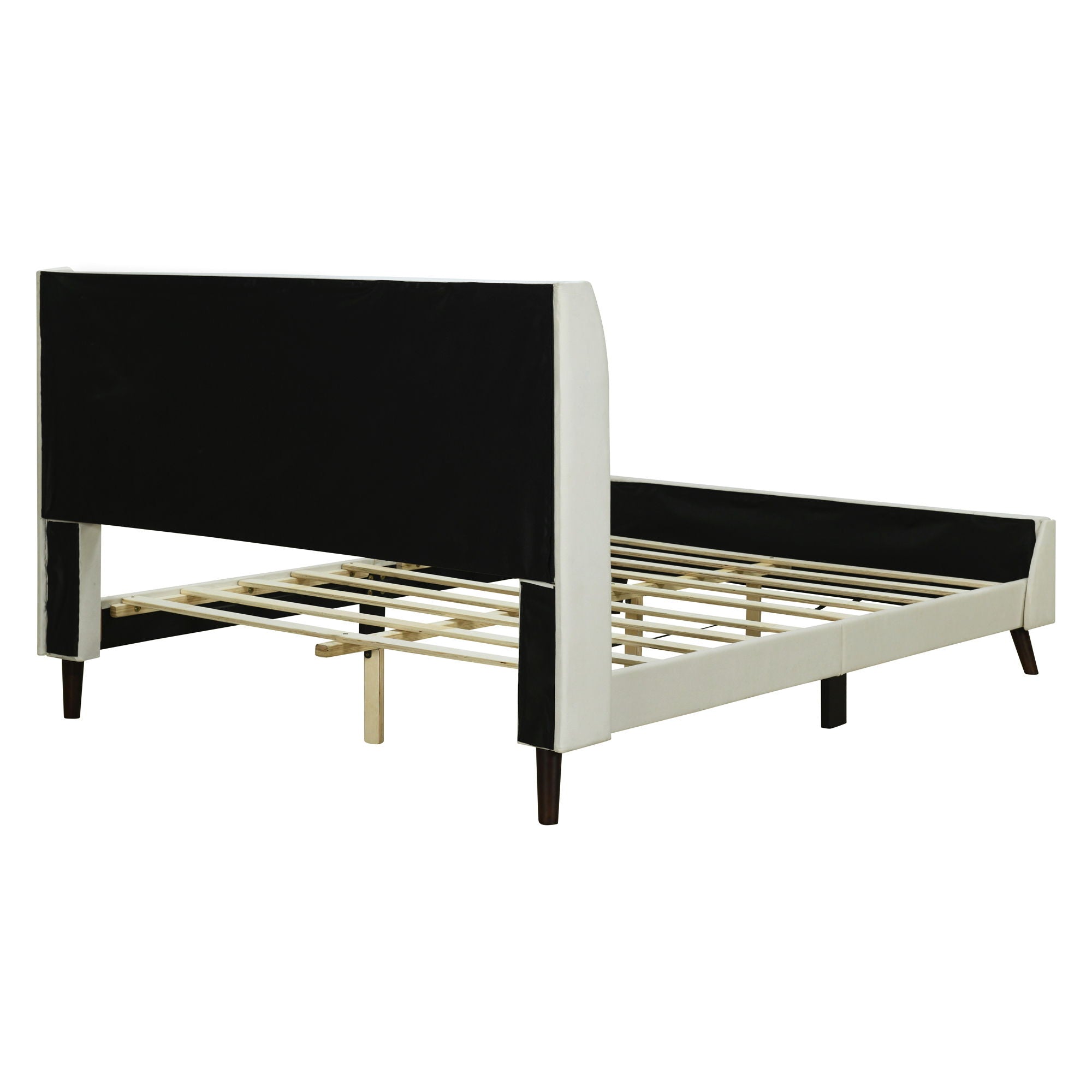 Upholstered Platform Bed Velvet