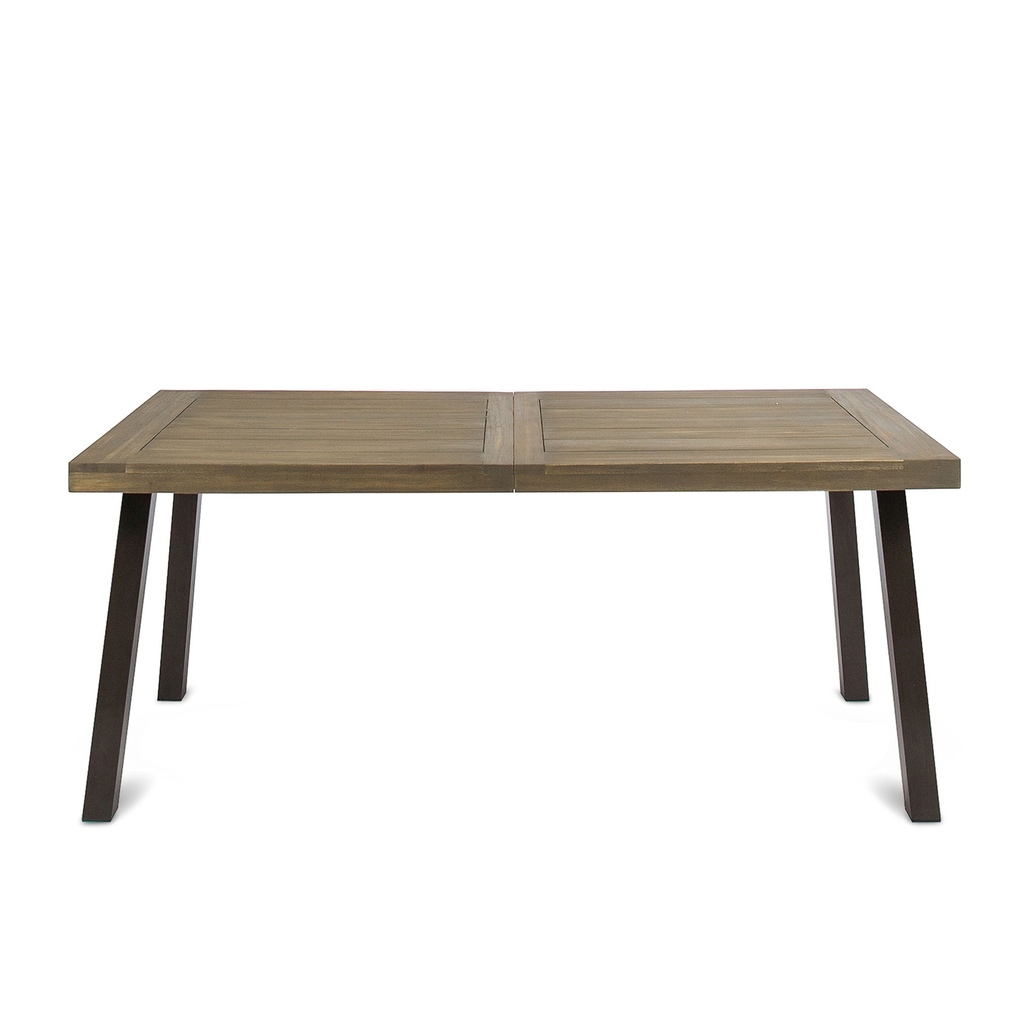 Acacia Wood Dining Table With Slat Design - Best Buy Furniture