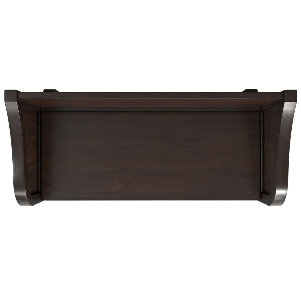 Connaught - Entryway Storage Bench With Shelf - Chestnut - Best Buy Furniture