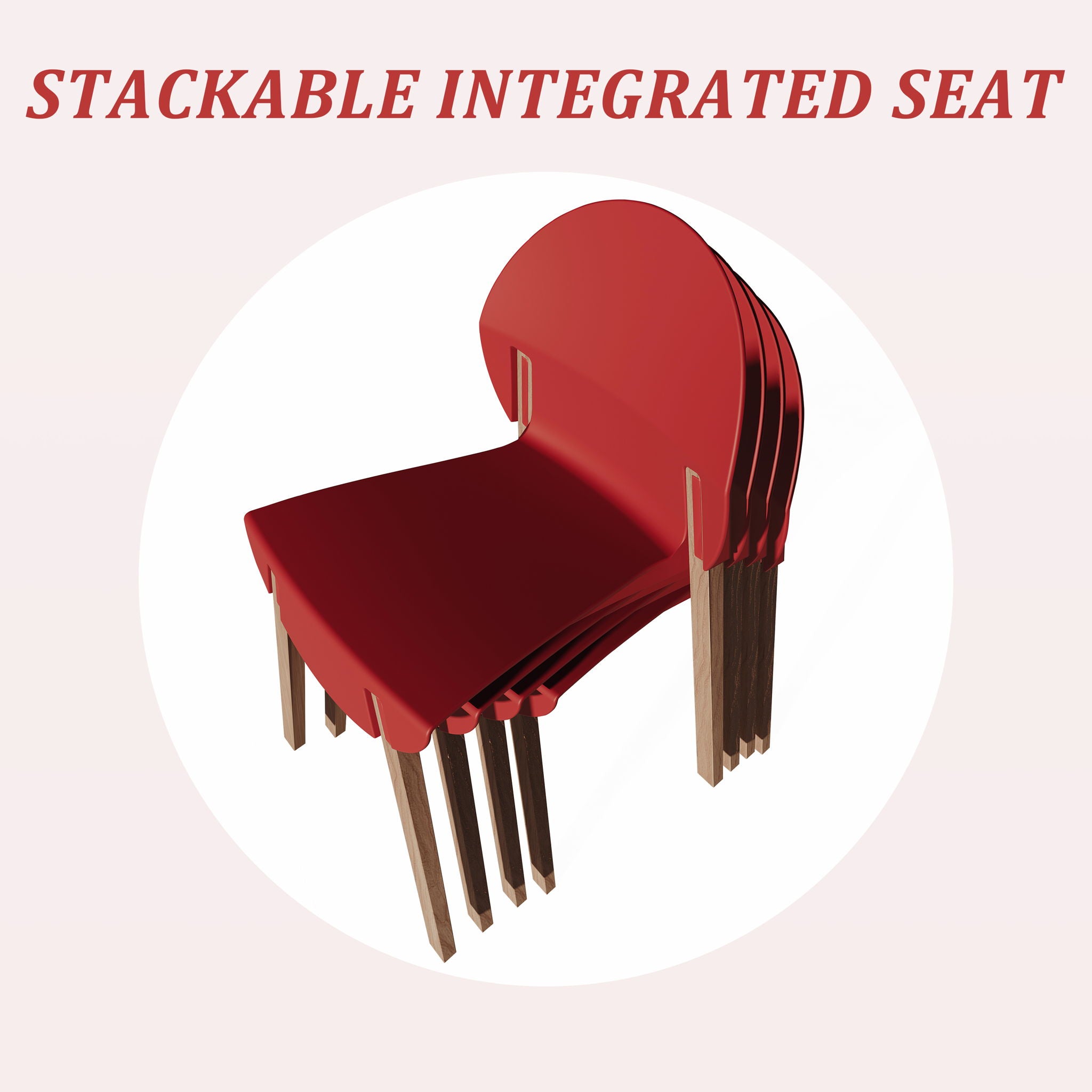 4 Piece Set Of Single Chairs With A Design Combining Modern And Traditional Elements