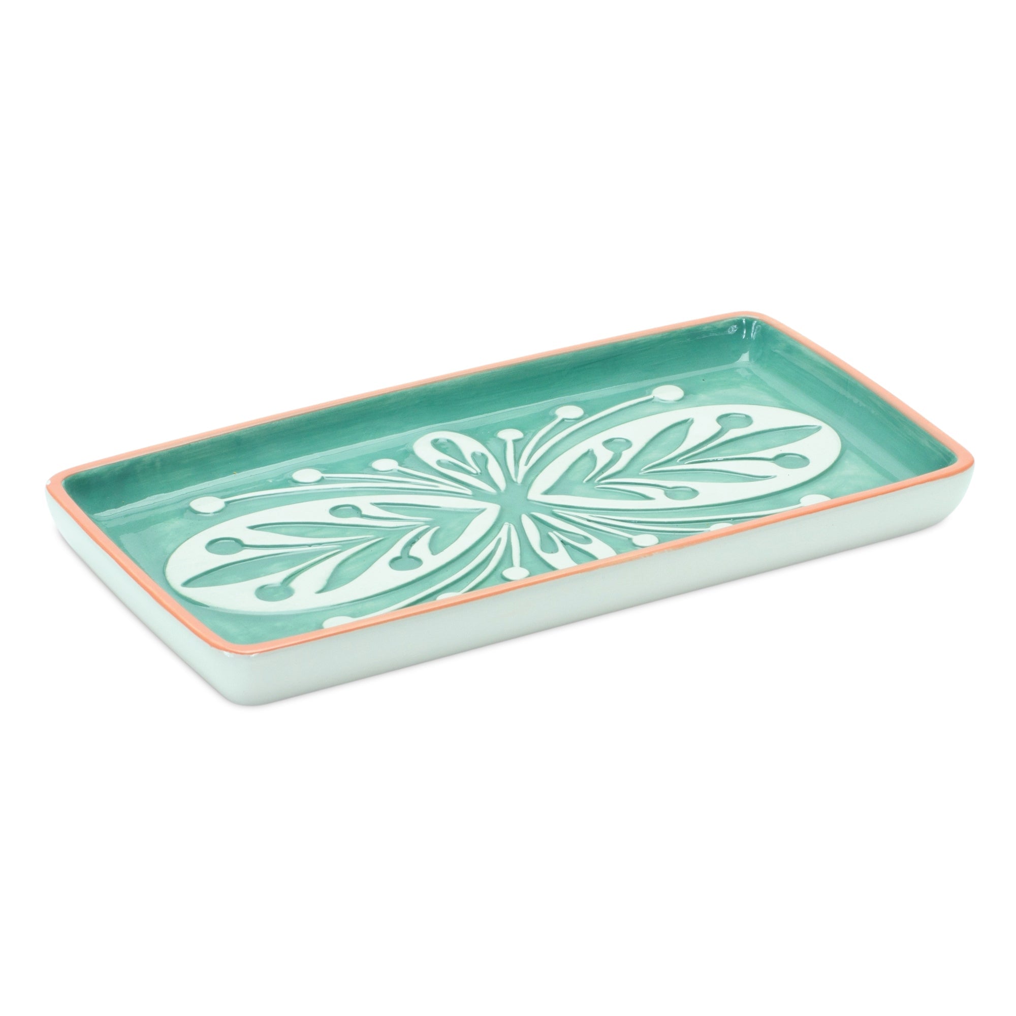 Ornamental Ceramic Tray (Set of 6)