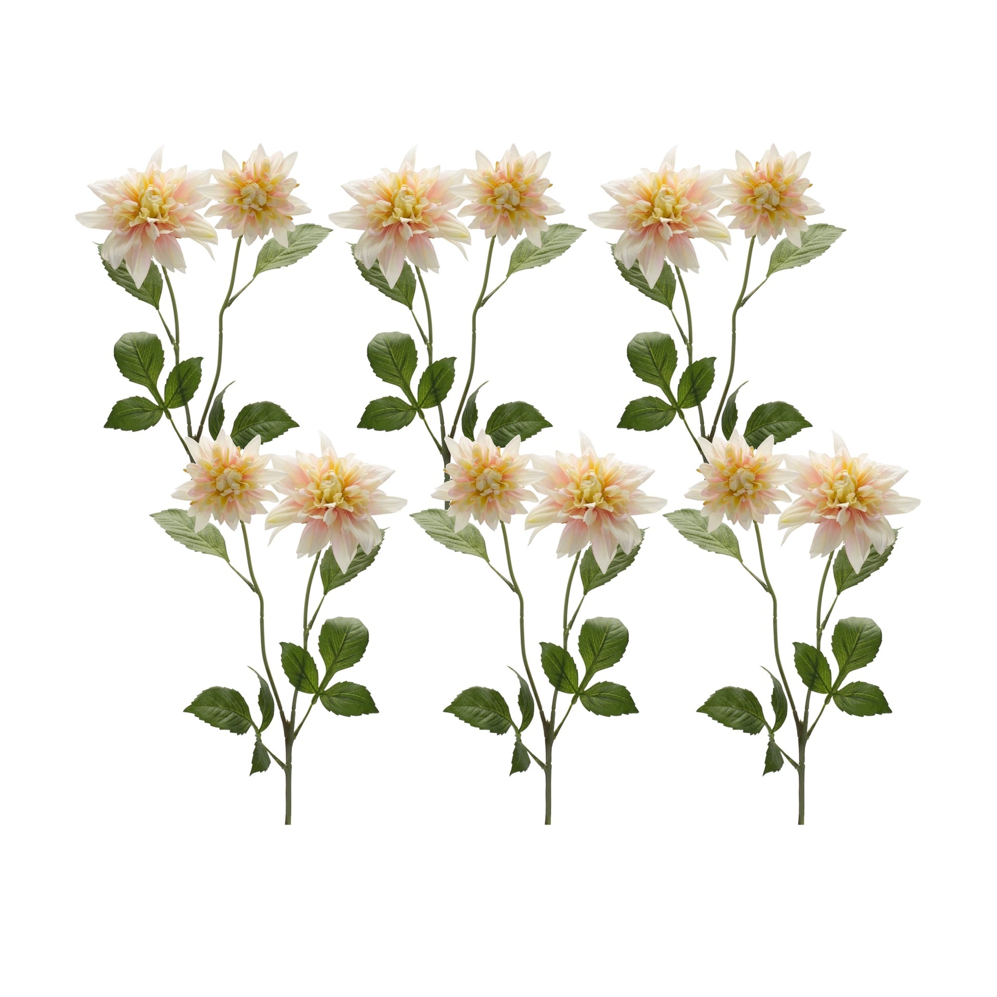 Pink-dahlia-flower-stem-(set-of-6)-Artificial-Flowering-Plants
