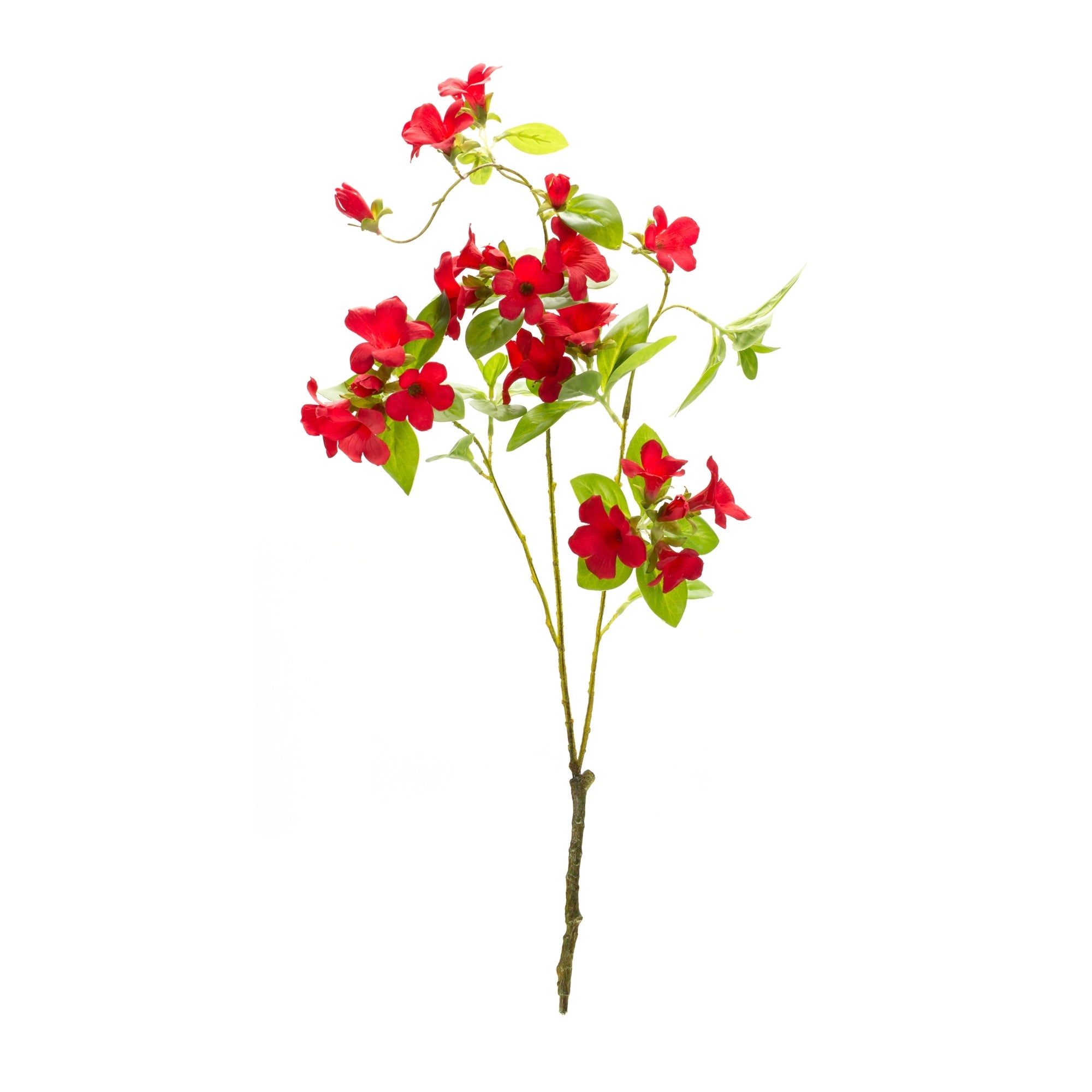 Red floral and bud spray (set of 6)