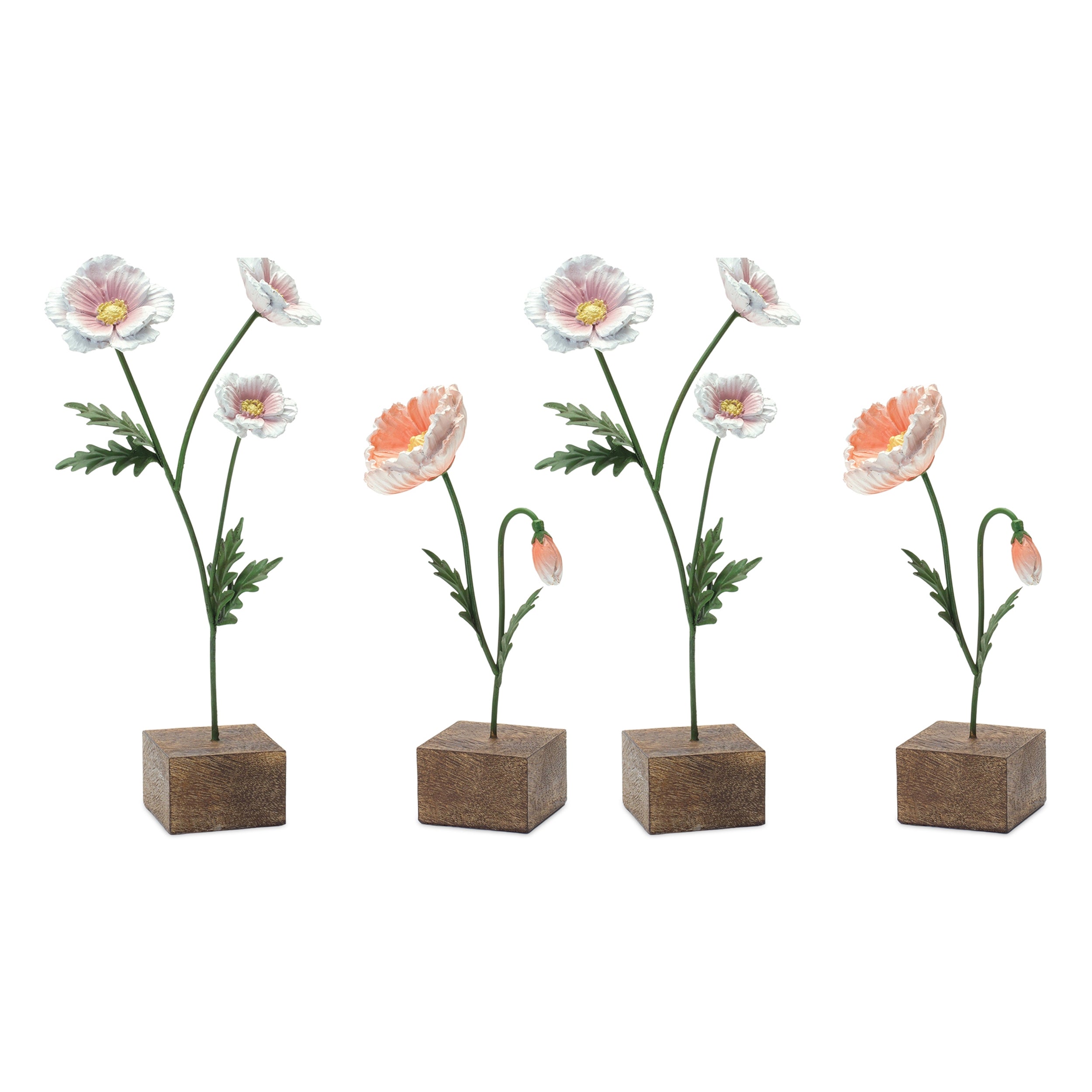 Floral stem décor (set of 4)