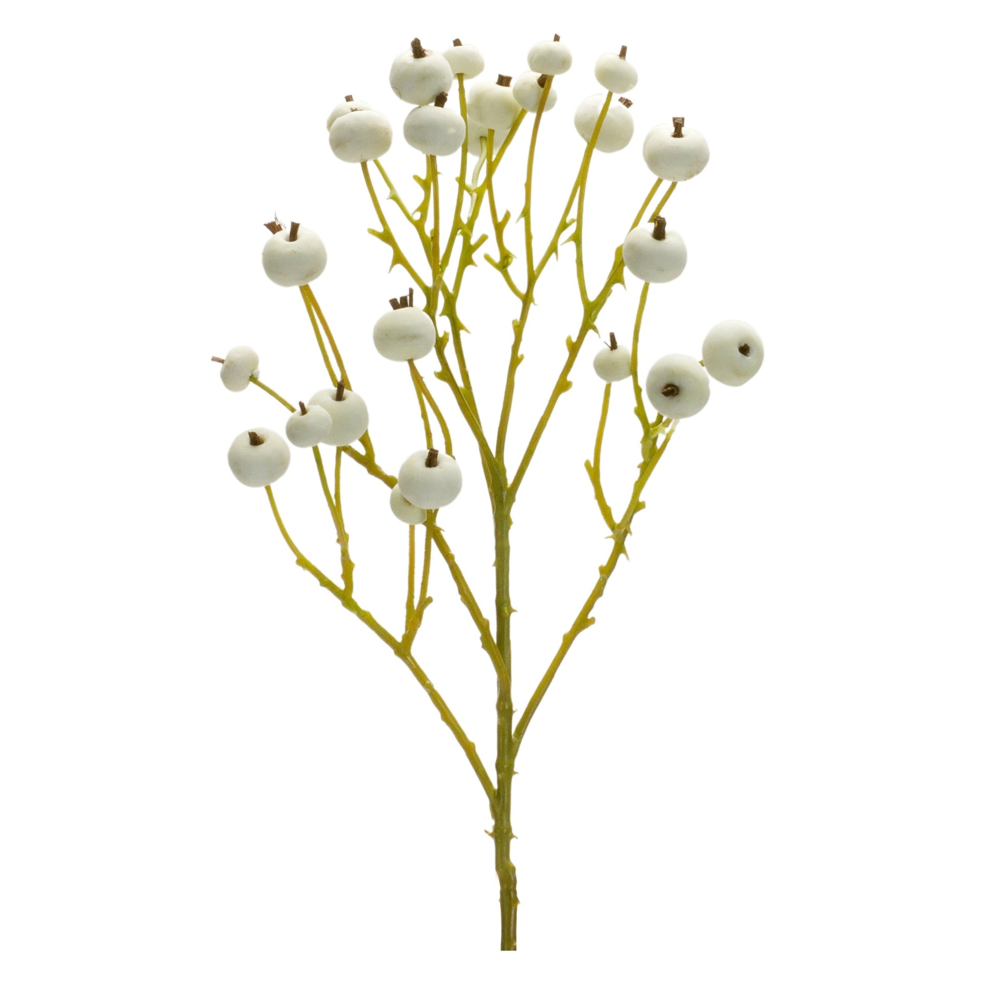 White-Berry-Spray-(Set-of-6)-Artificial-Flowering-Plants