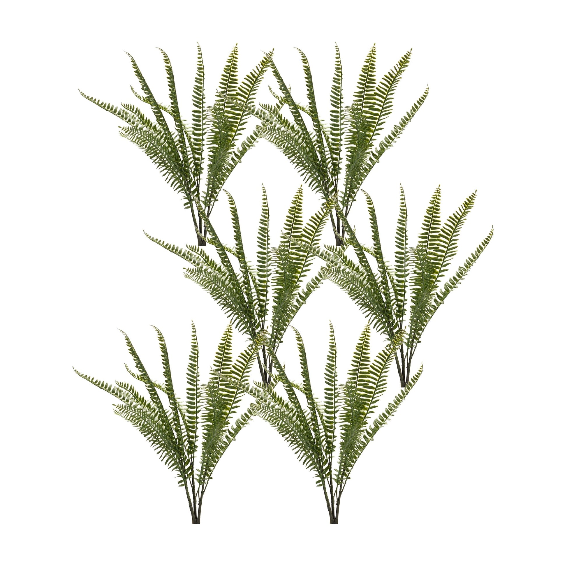 Fern-Foliage-Bush-(Set-of-6)-Artificial-Non-Flowering-Plants