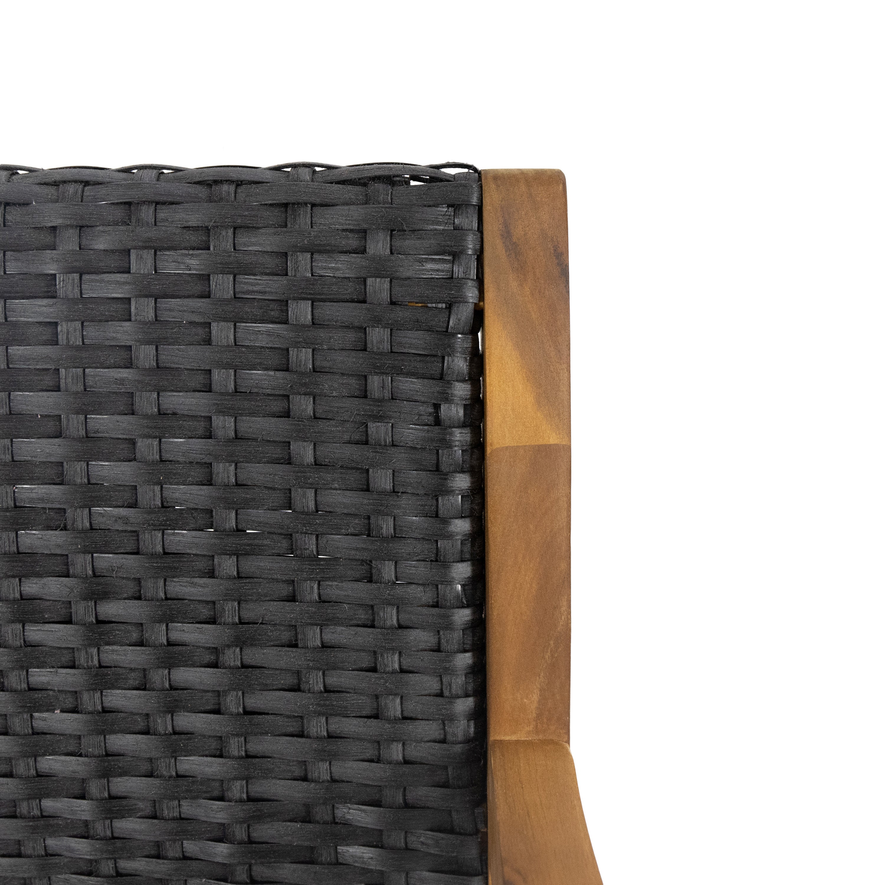 Wicker bar stools set of 2