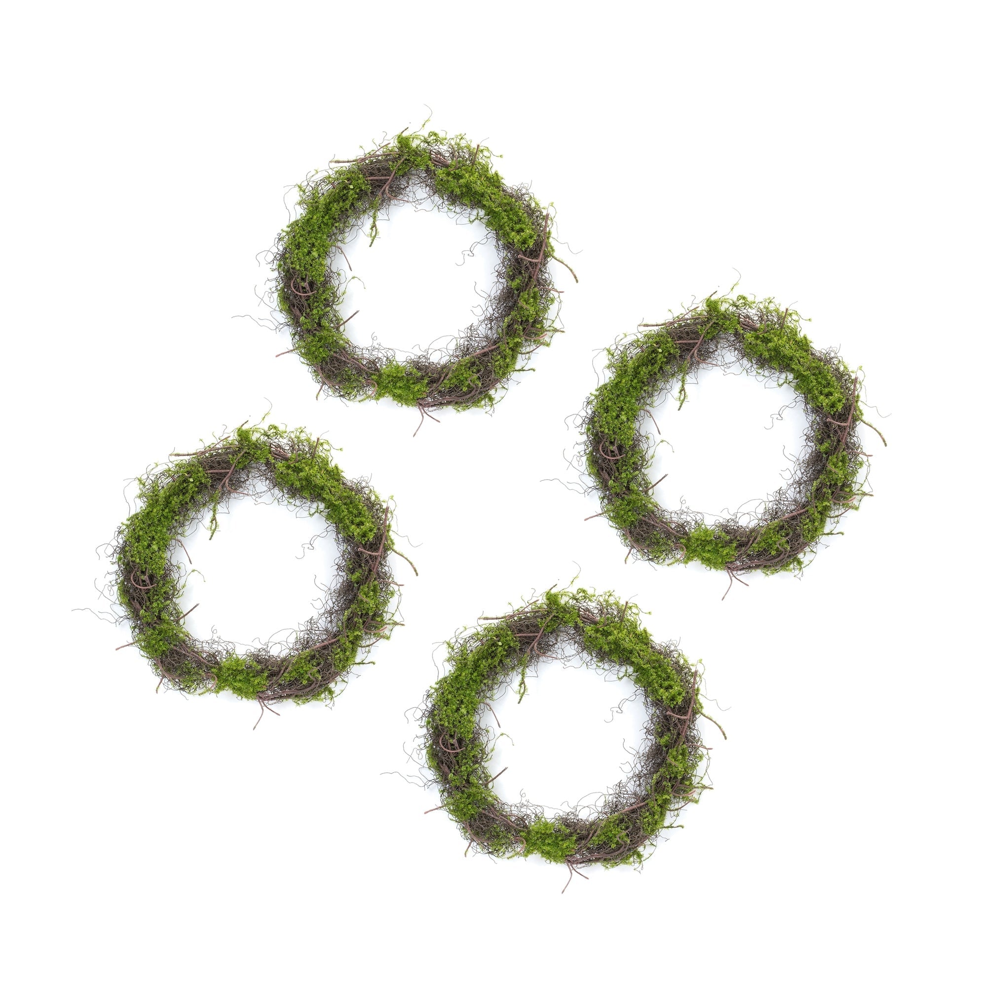 Moss-Leaf-Twig-Wreath-(Set-of-4)-Wreaths-&-Garlands