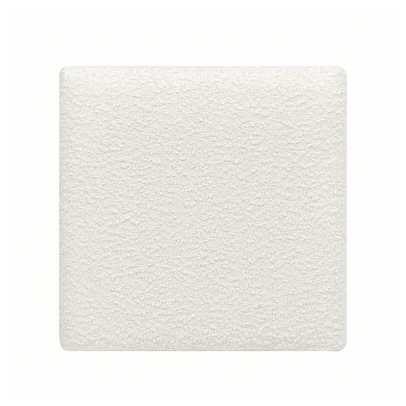 Upholstered Storage Ottoman - Ivory White - Best Buy Furniture