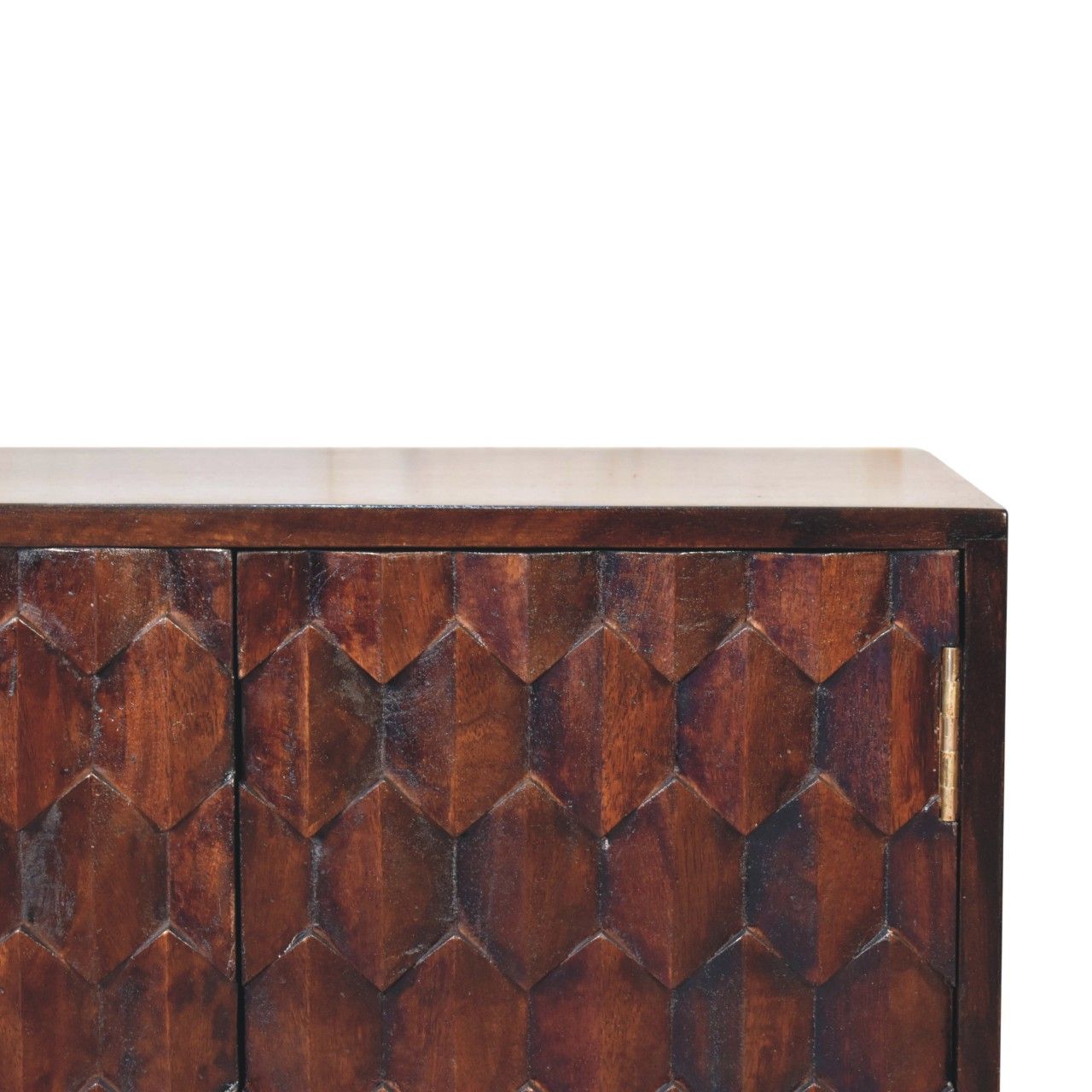 Mini Pineapple Carved Cabinet