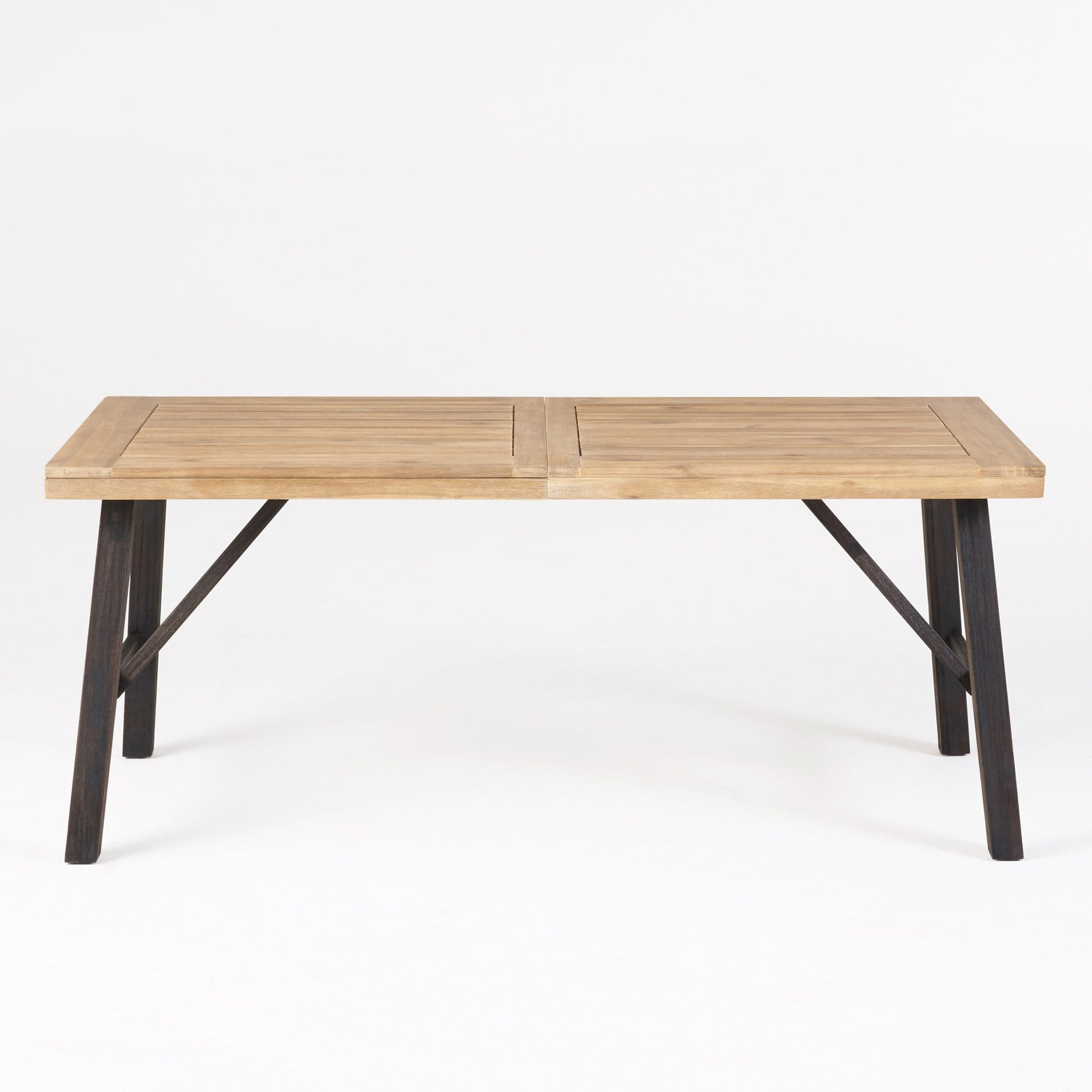 Outdoor Dining Set With 2 Bench And 1 Dining Table - Light Brown - Best Buy Furniture