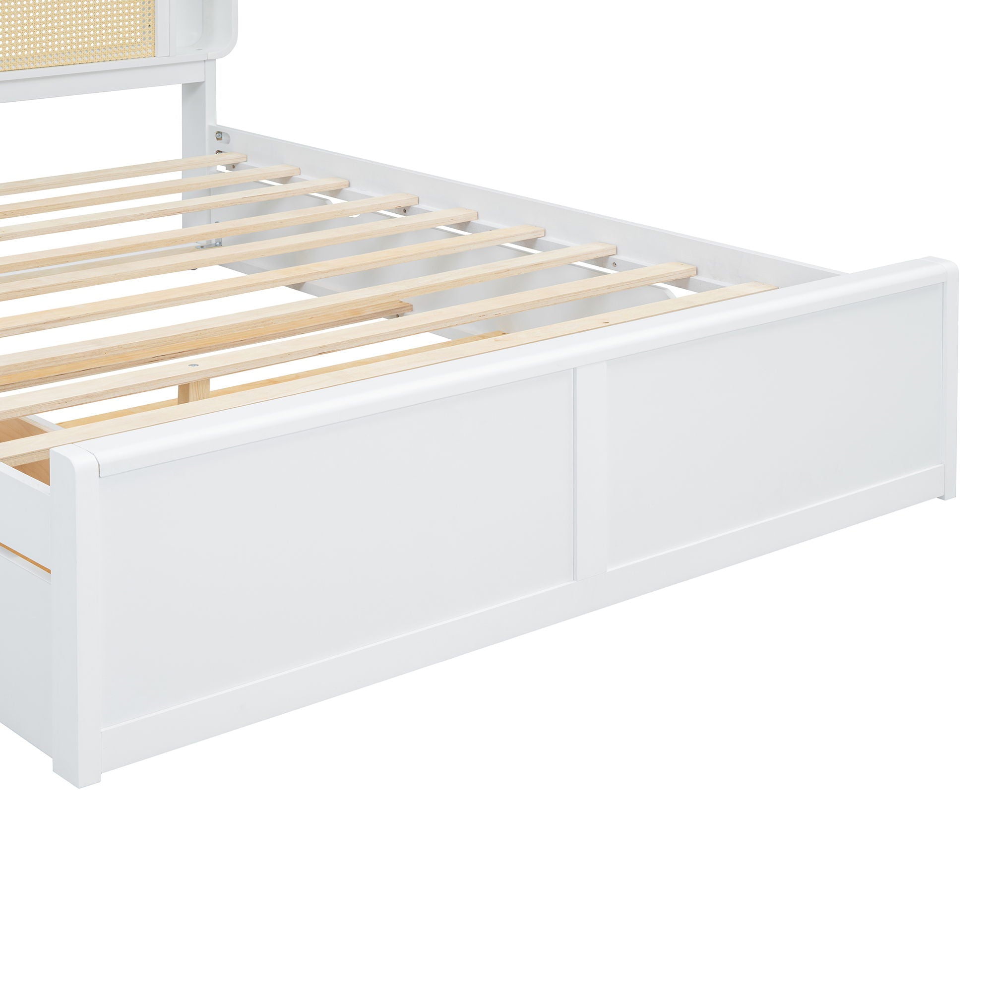 Headboard Bed With 2 Drawers And Trundle