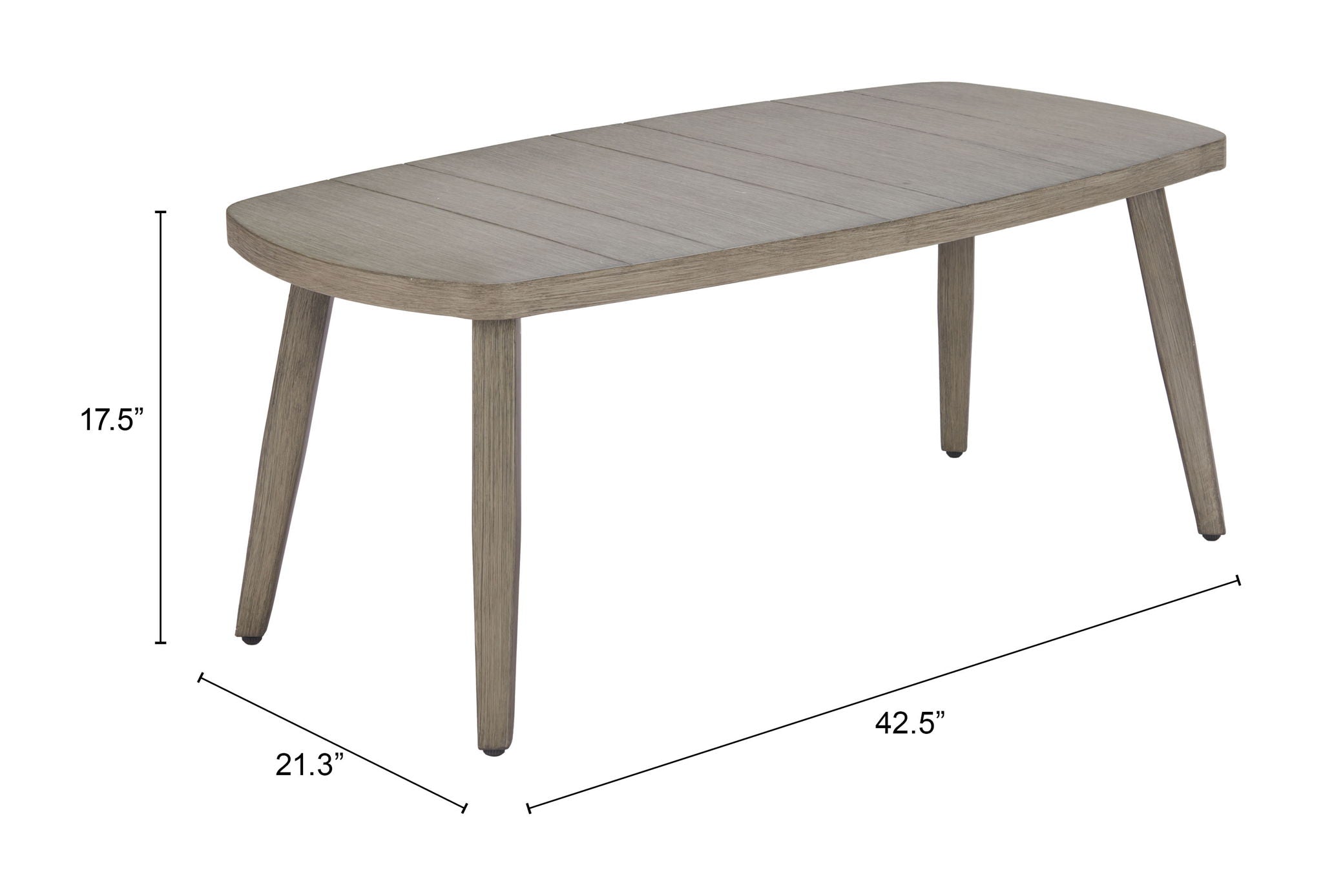 Foret - Outdoor Coffee Table - Brown