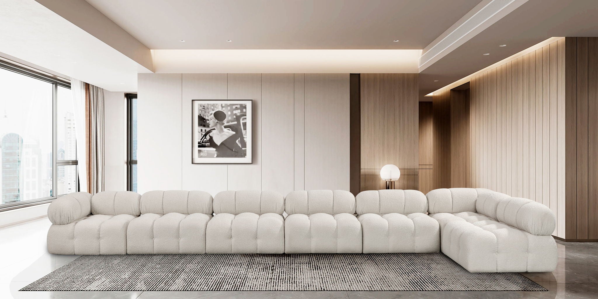 Ames - 7 Piece Modular L-Shaped Sectional