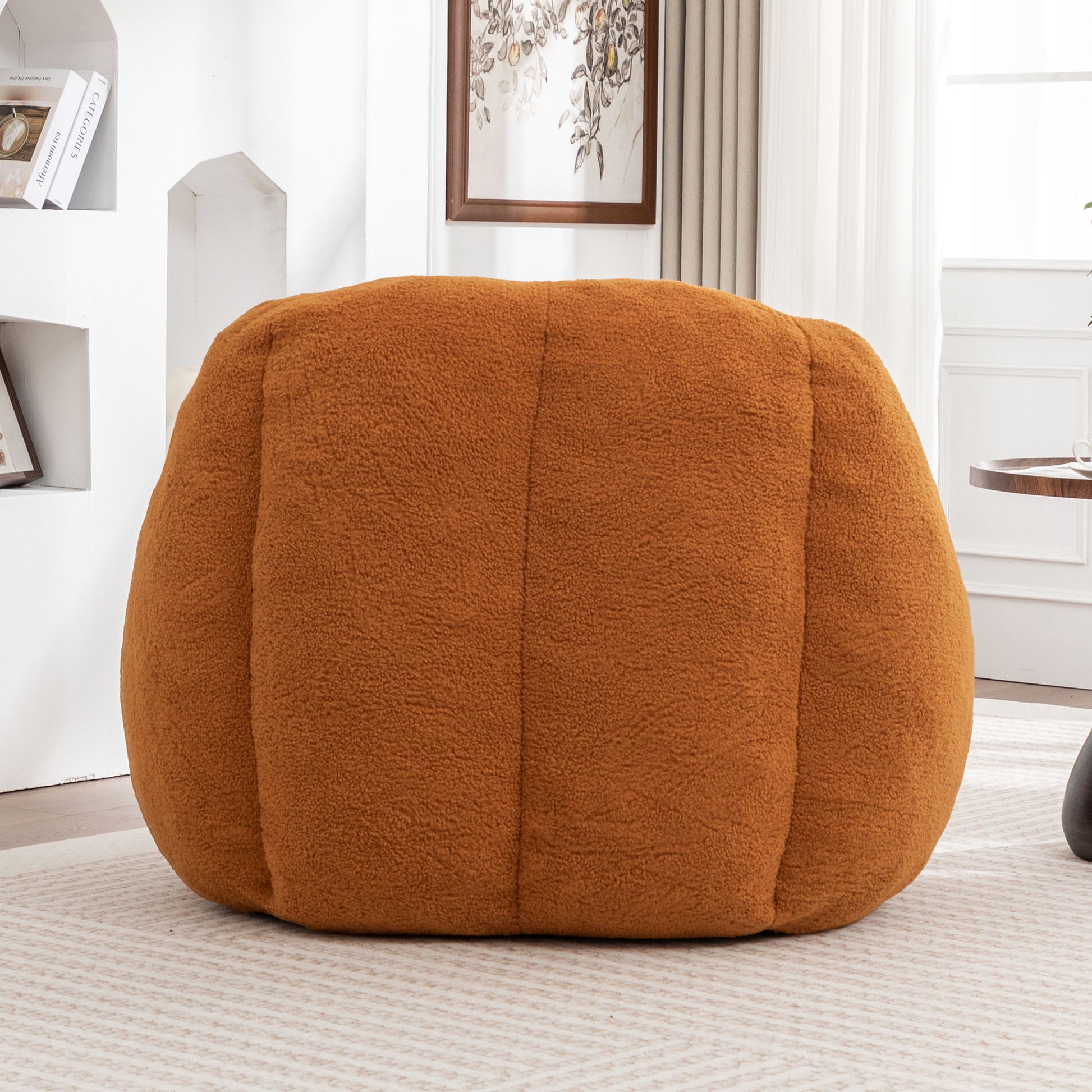Comfy Bean Bag Chair With Memory Foam Filler, Tufted Soft - Best Buy Furniture