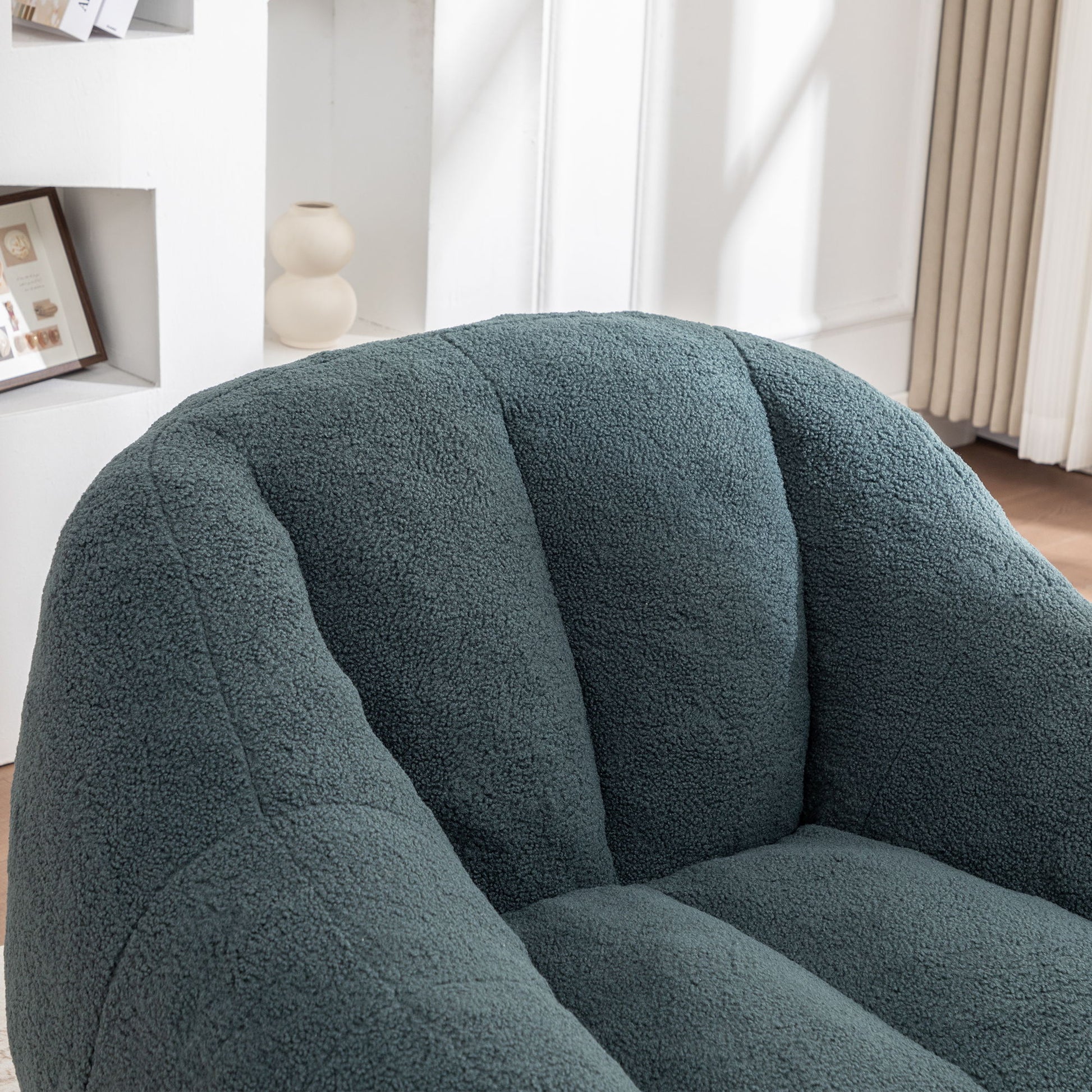 Comfy Bean Bag Chair With Memory Foam Filler, Tufted Soft - Best Buy Furniture