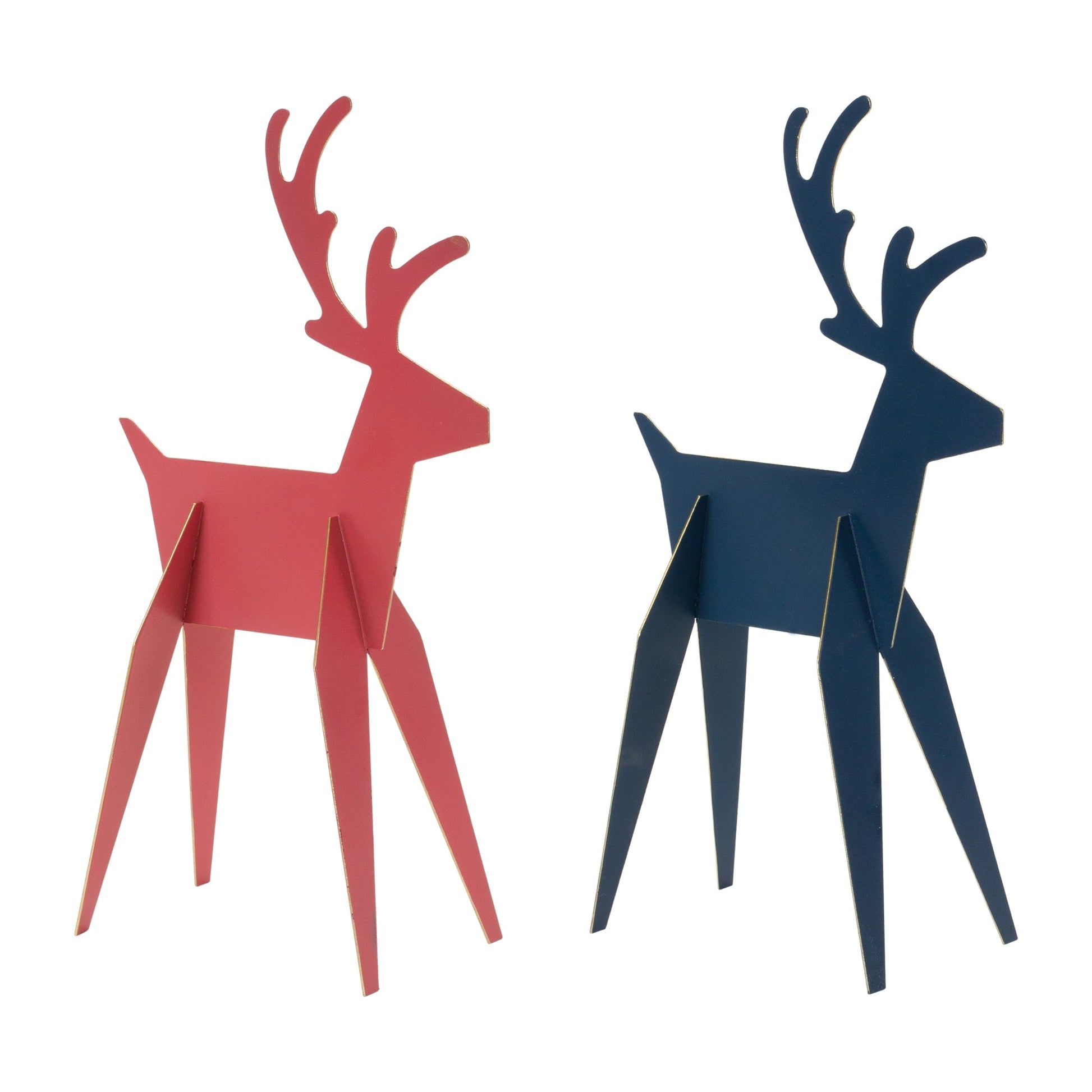 Modern-Metal-Deer-Figurine-(Set-of-6)-Christmas-Decor
