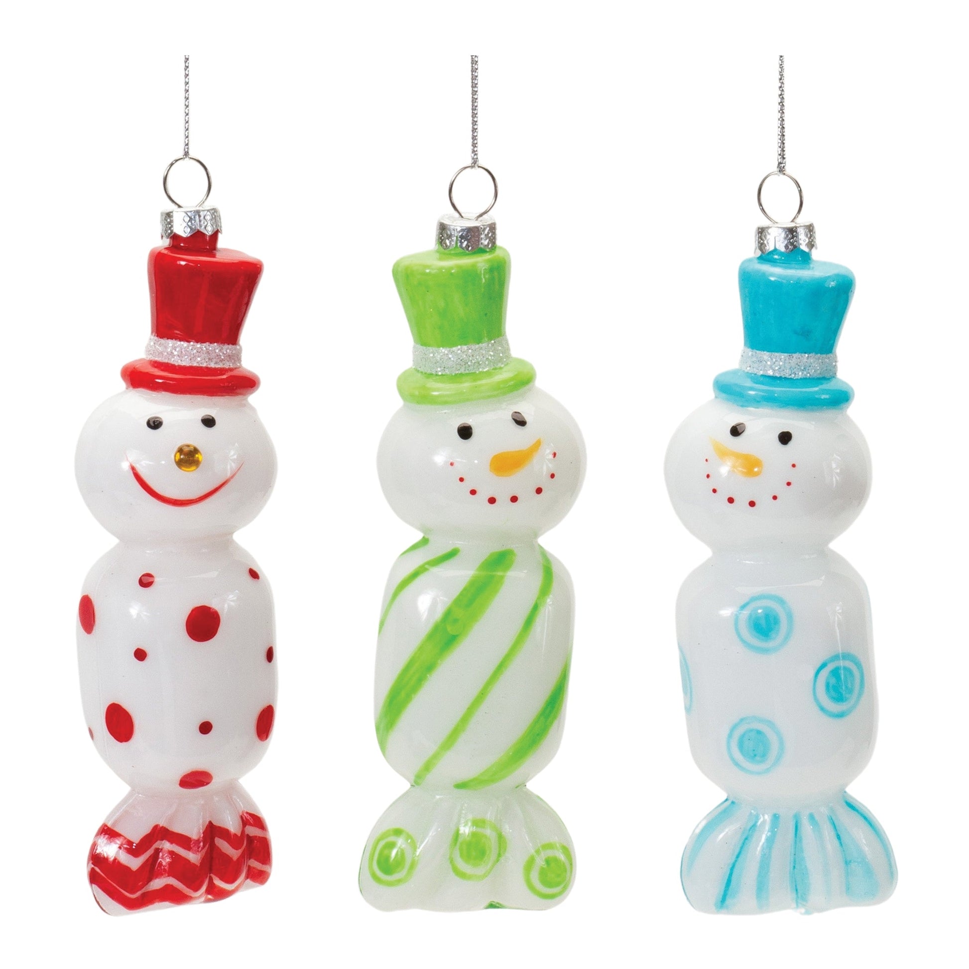 Glass-Snowman-Candy-Ornament-(Set-of-12)-Christmas-Ornaments
