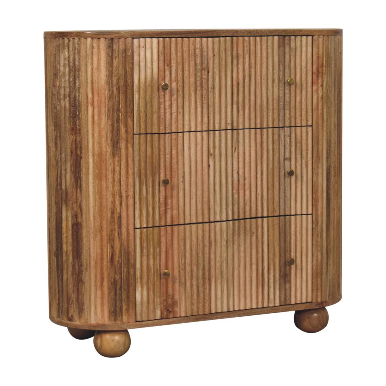 Soba - Ball Chest - Oak - Best Buy Furniture