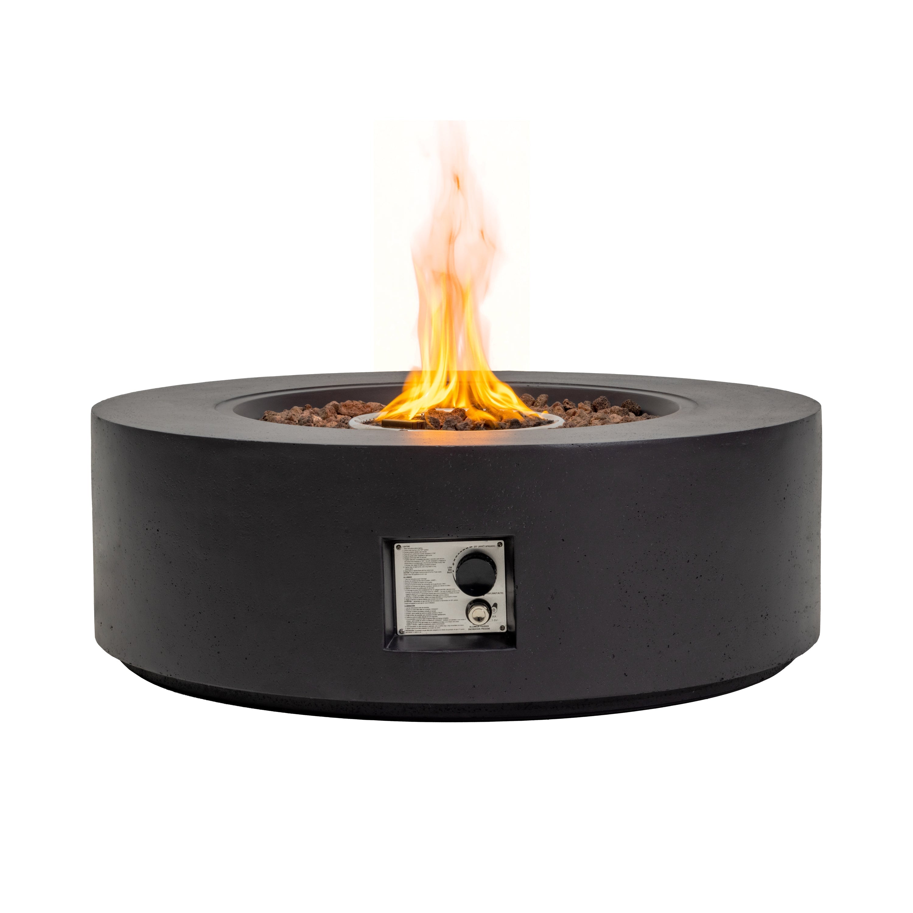 40' Round Outdoor Propane Fire Pit Table