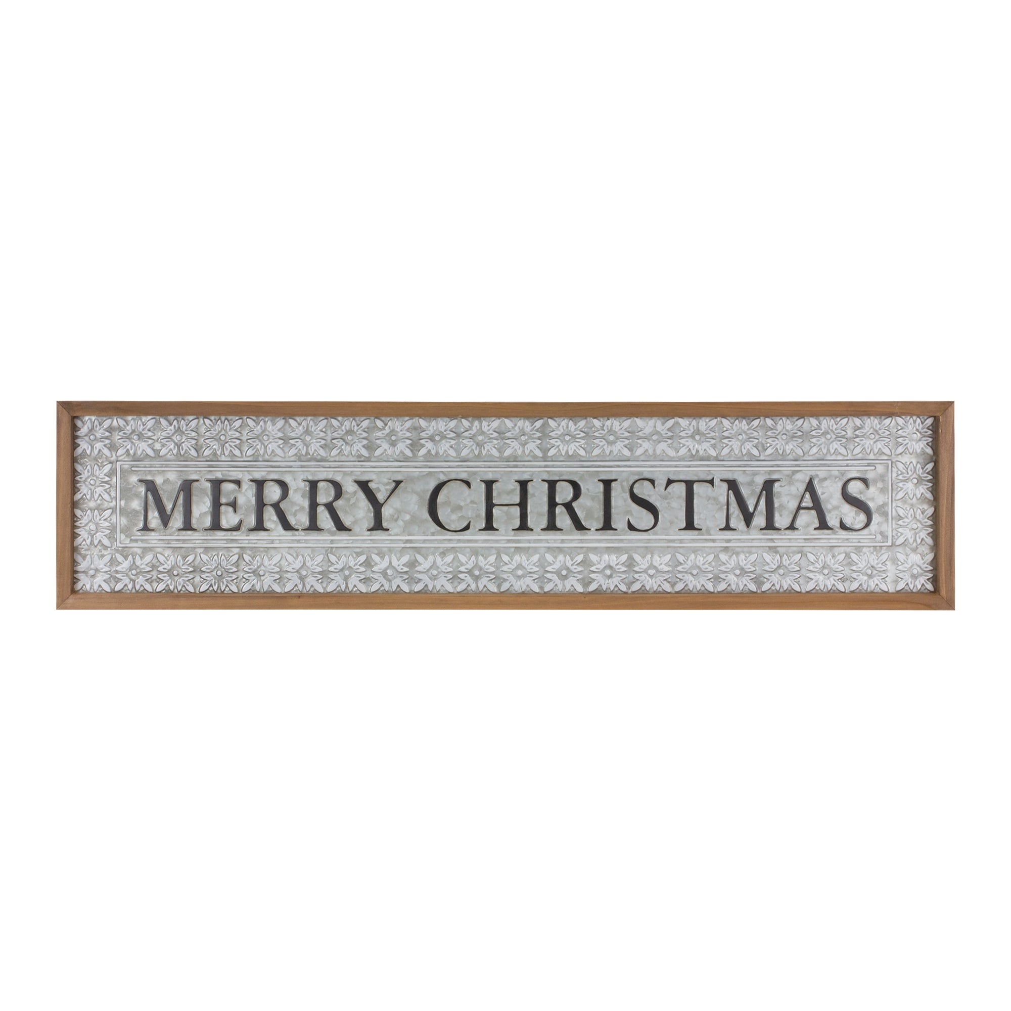 Ornate Merry Christmas Sign 34"L