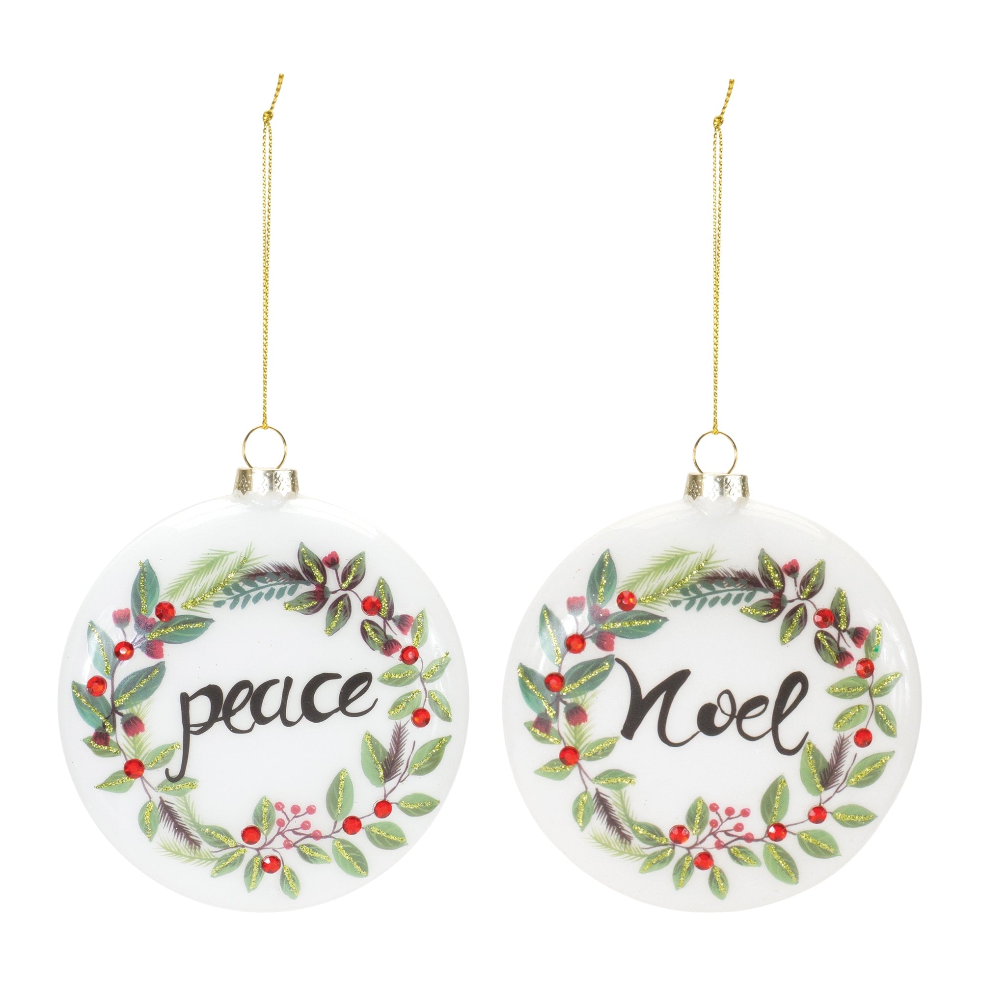 Peace-and-Noel-Wreath-Disc-Ornament-(Set-of-12)-Christmas-Ornaments
