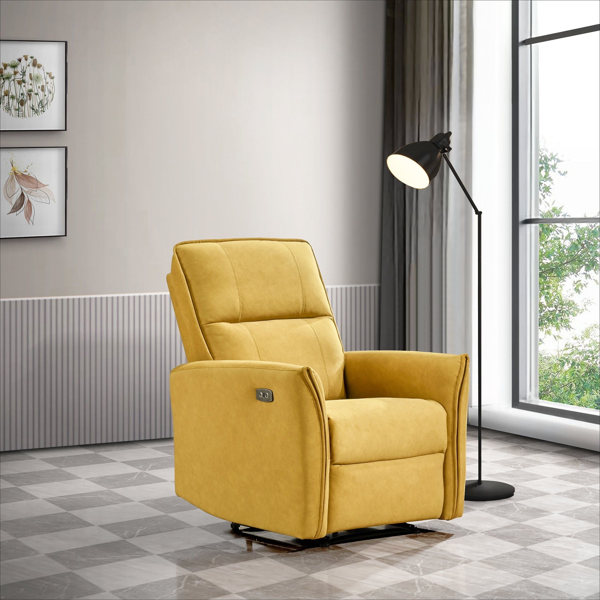 Asheville - Suede Recliner Chair