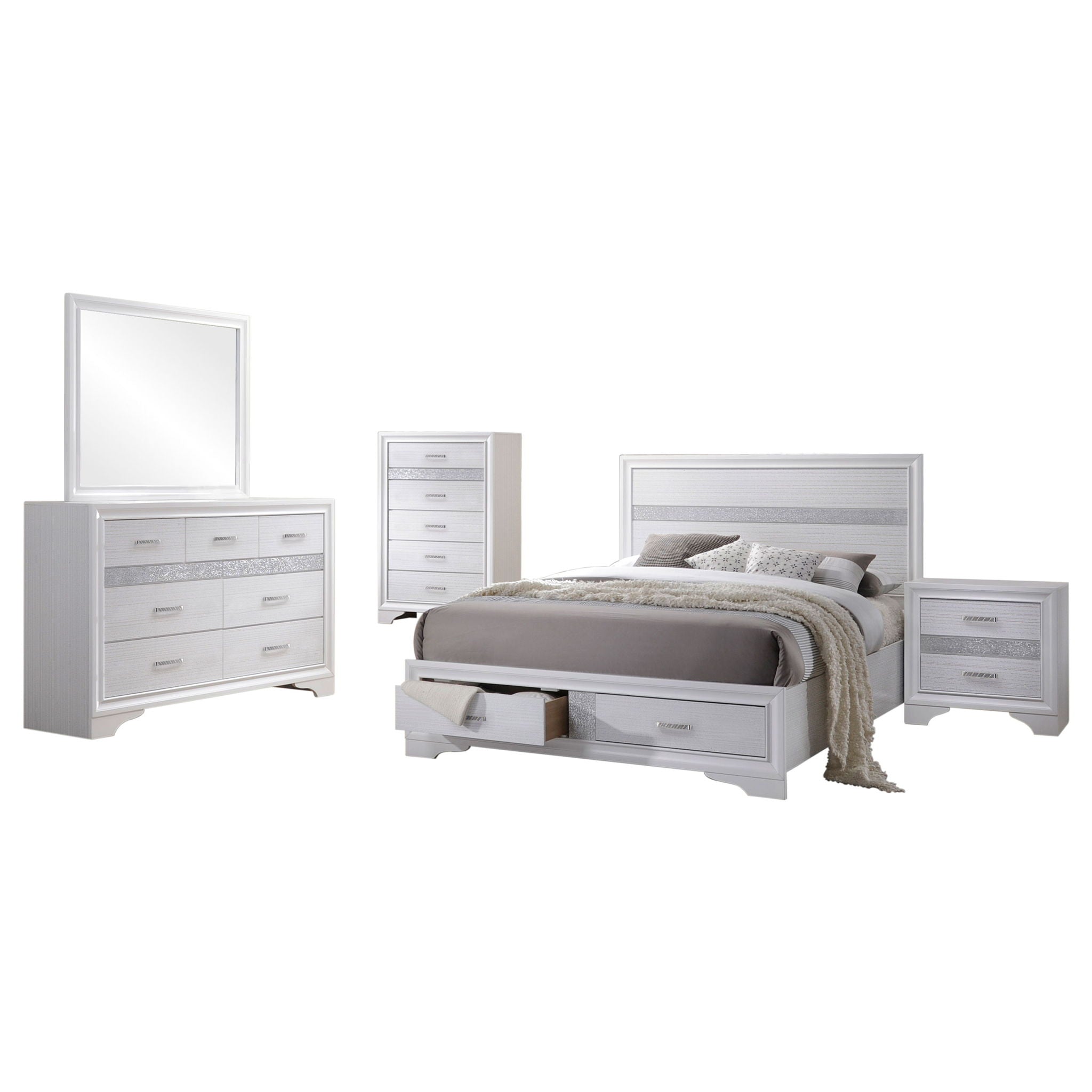 Corbin - Glittering Bedroom Set