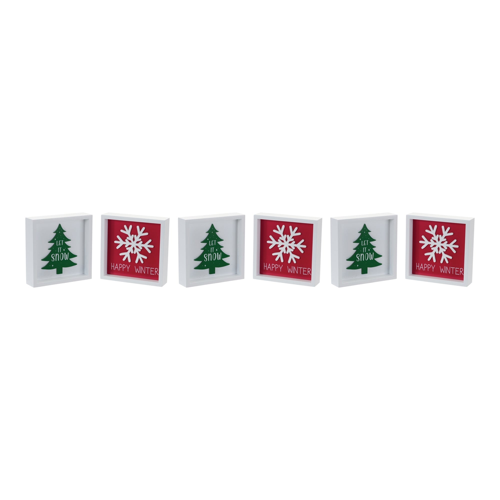 Holiday Sentiment Sign (Set of 6)