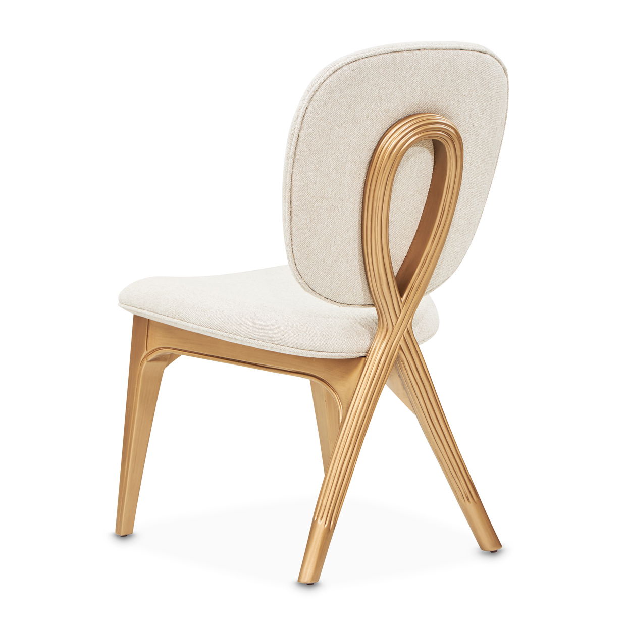 Camellia Field - Vanity Chair - Beige / Gold