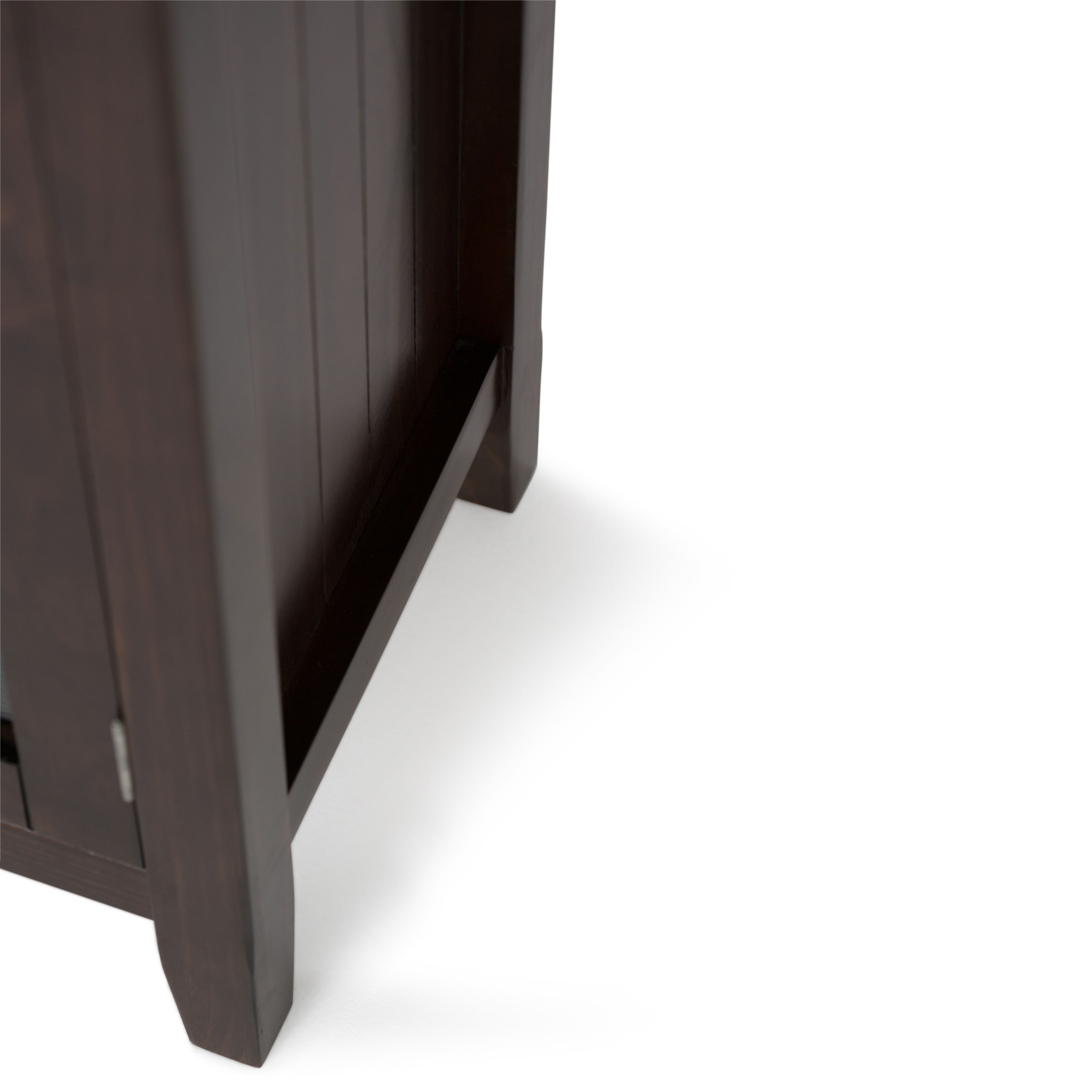 Acadian - Low Storage Cabinet - Brunette Brown - Best Buy Furniture