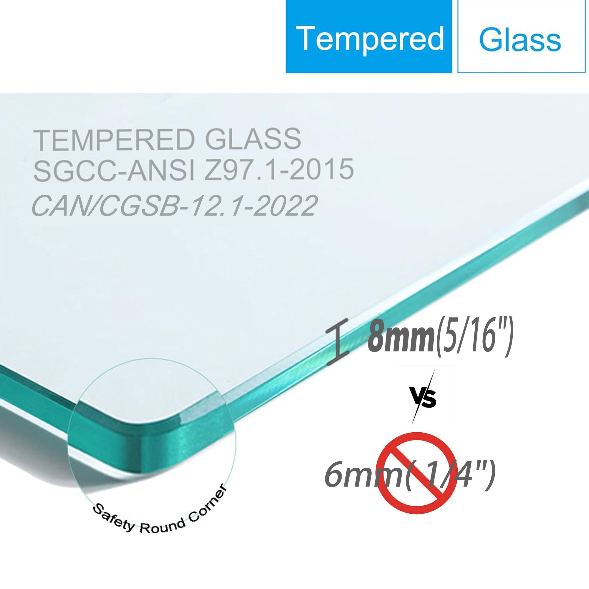 Frameless Shower Door, Sliding Shower Door, Premium 5 / 16" (8 Mm) Thick Tempered Glass Shower Enclosure With Towel Bar, Double Side Easy Clean Coat, Finished With Buffer