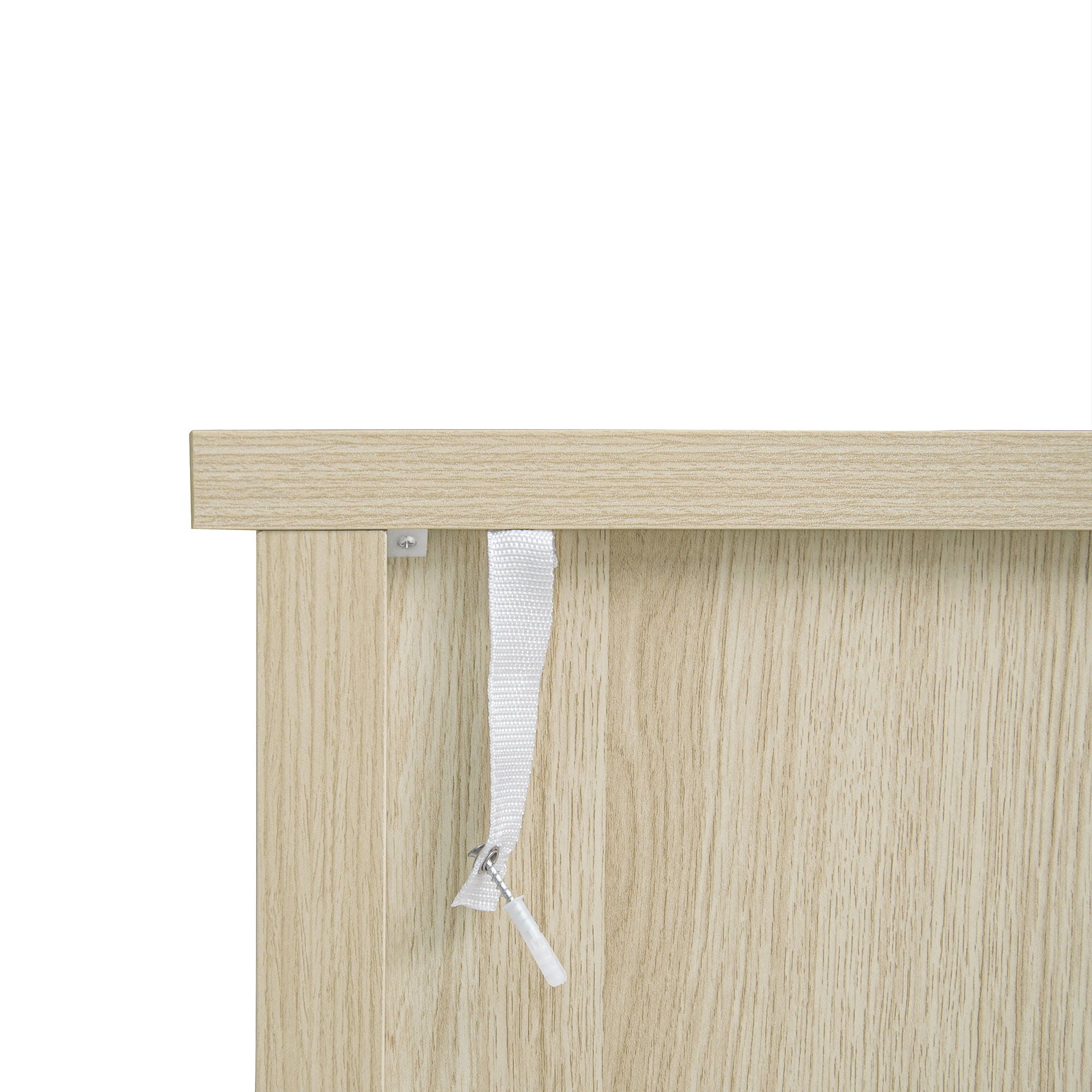 Rattan 4 Door Cabinet, Suitable For Bedroom - Natural