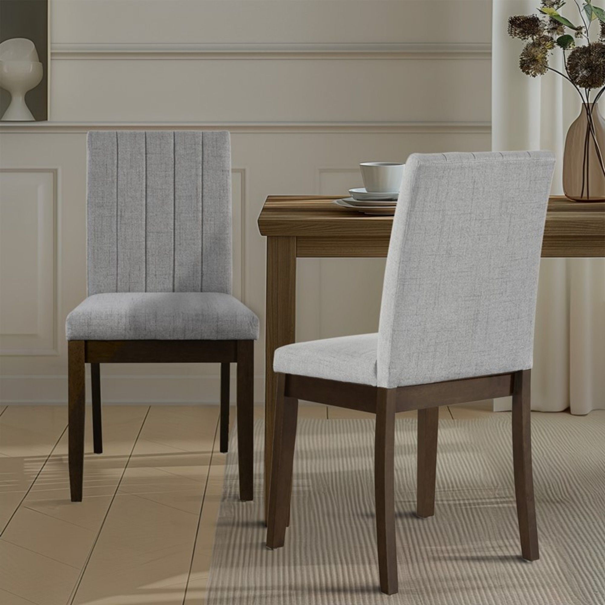 Modern Upholstered Dining Chair (Set of 2)