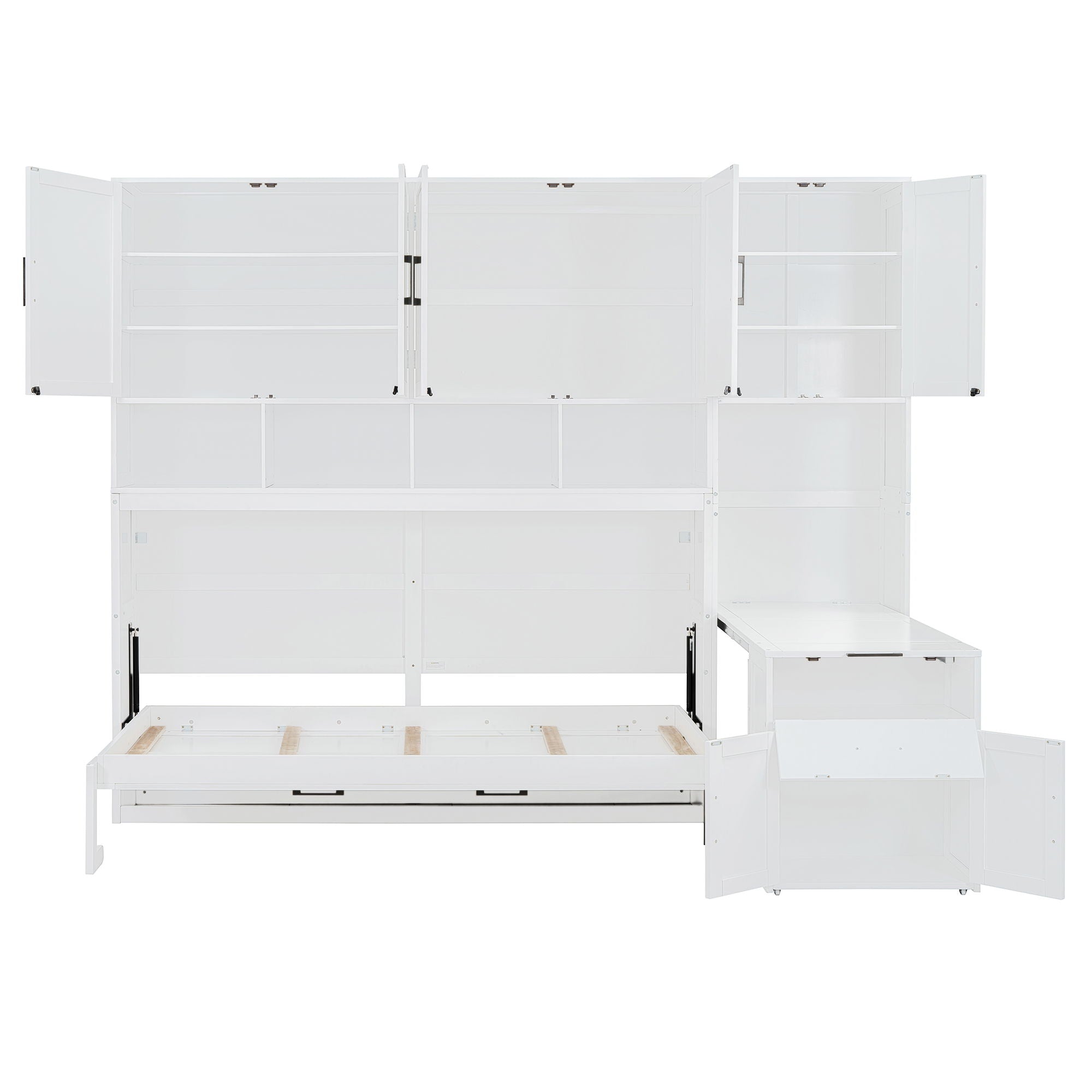Murphy Wall Bed With Closet, Drawers & Desk