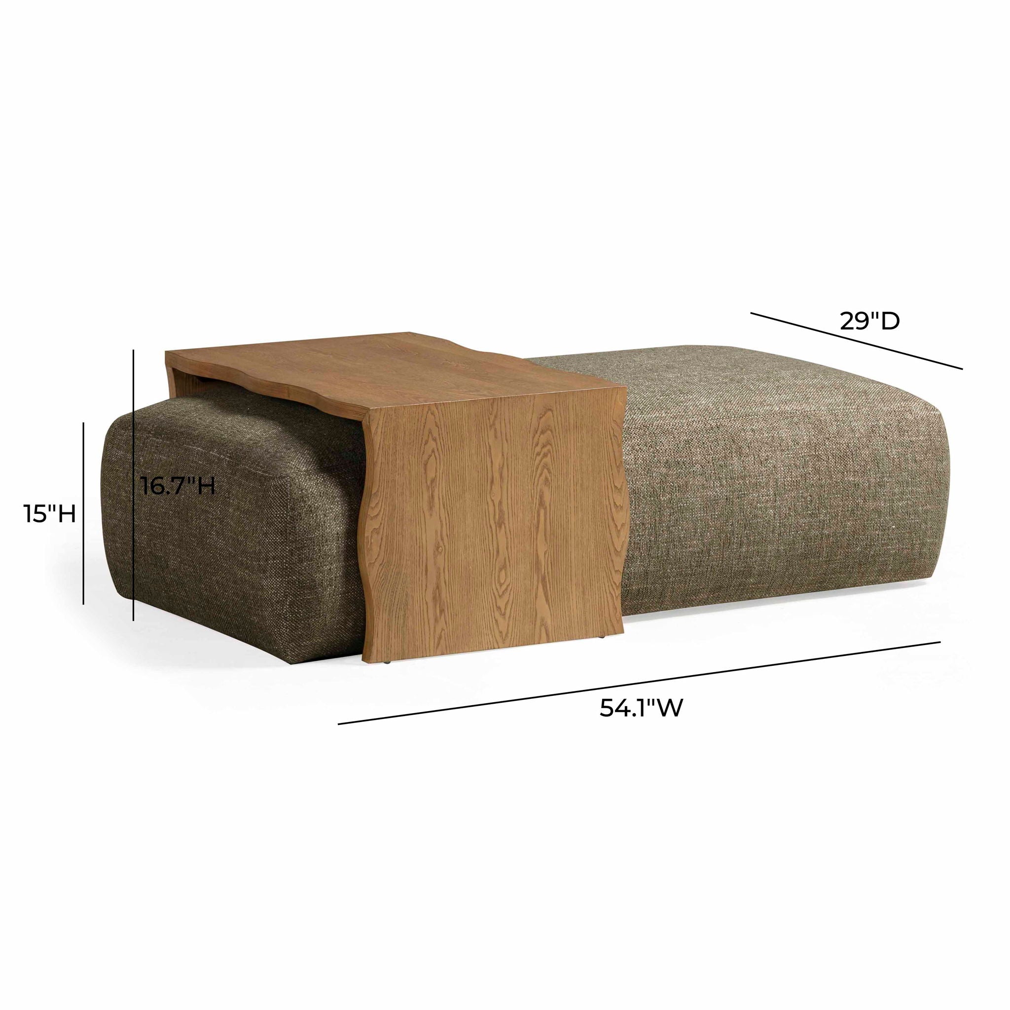 Spencer - Ottoman With Bridge Table